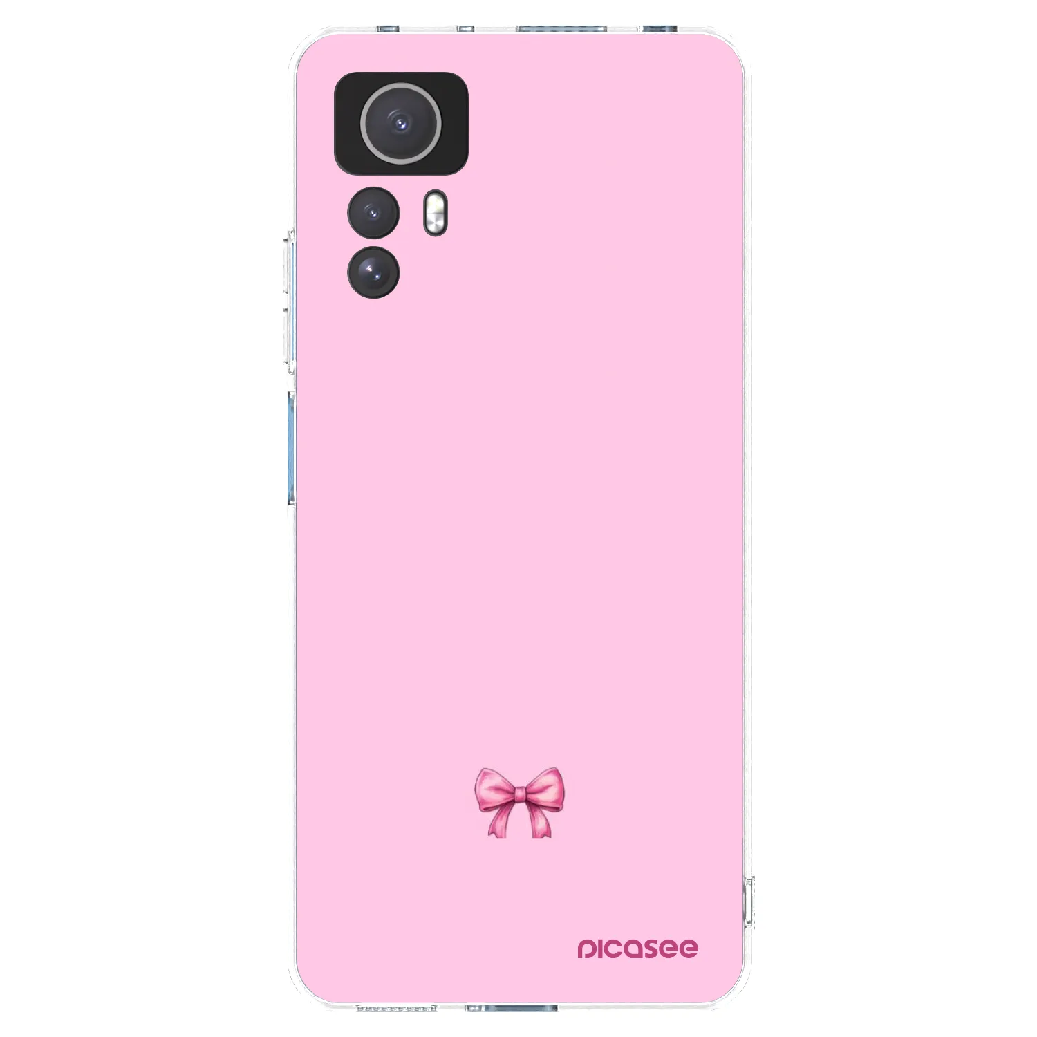 Picasee silikonový průhledný obal pro Xiaomi Redmi Note 12S - Blush bow