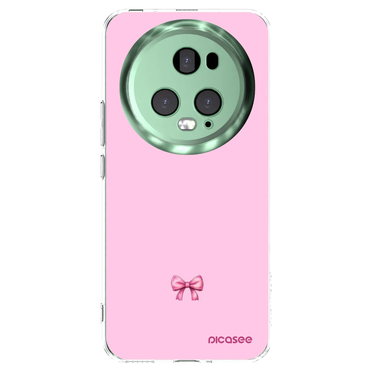 Picasee silikonový průhledný obal pro Honor Magic5 Pro - Blush bow