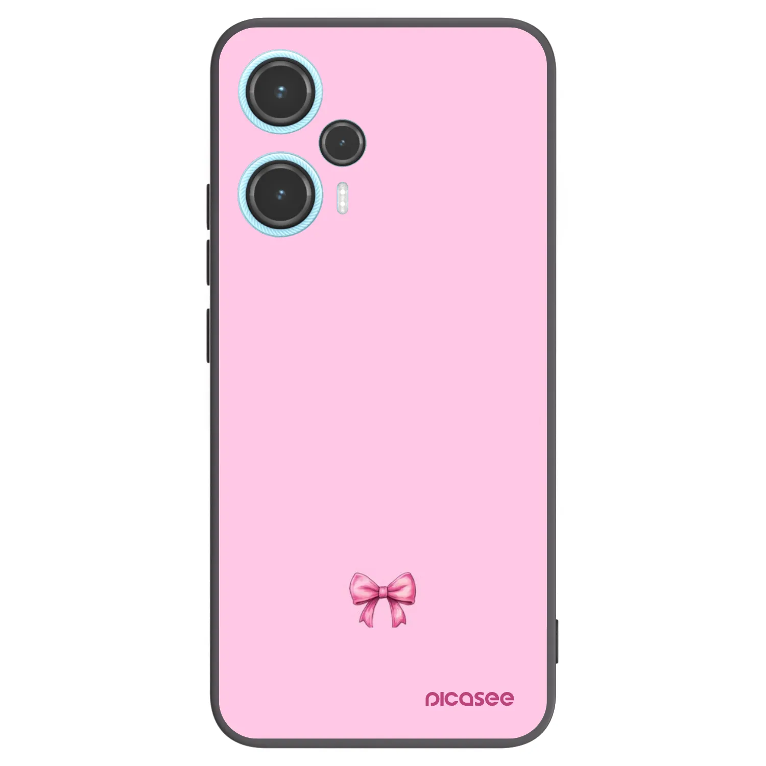 Picasee silikonový černý obal pro Xiaomi Poco F5 - Blush bow