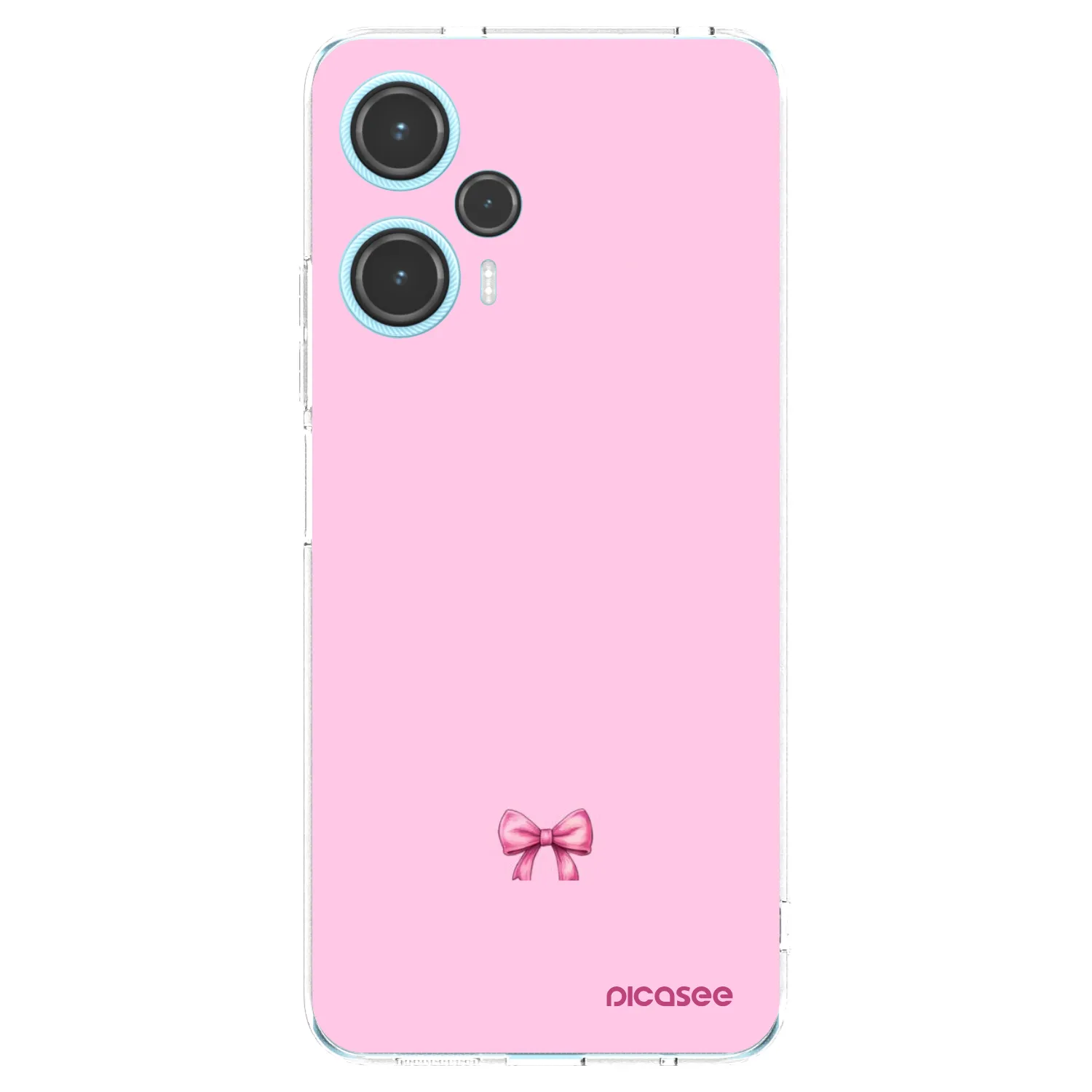 Picasee silikonový průhledný obal pro Xiaomi Poco F5 - Blush bow