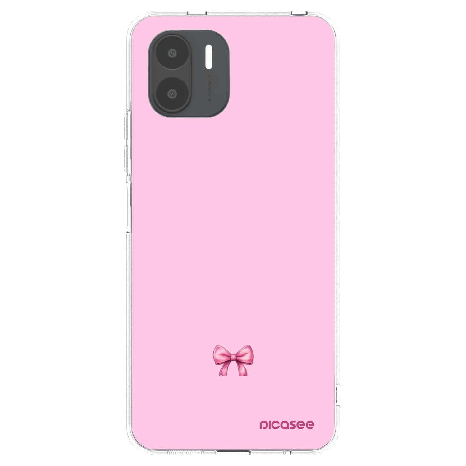 Picasee silikonový průhledný obal pro Xiaomi Redmi A2 - Blush bow