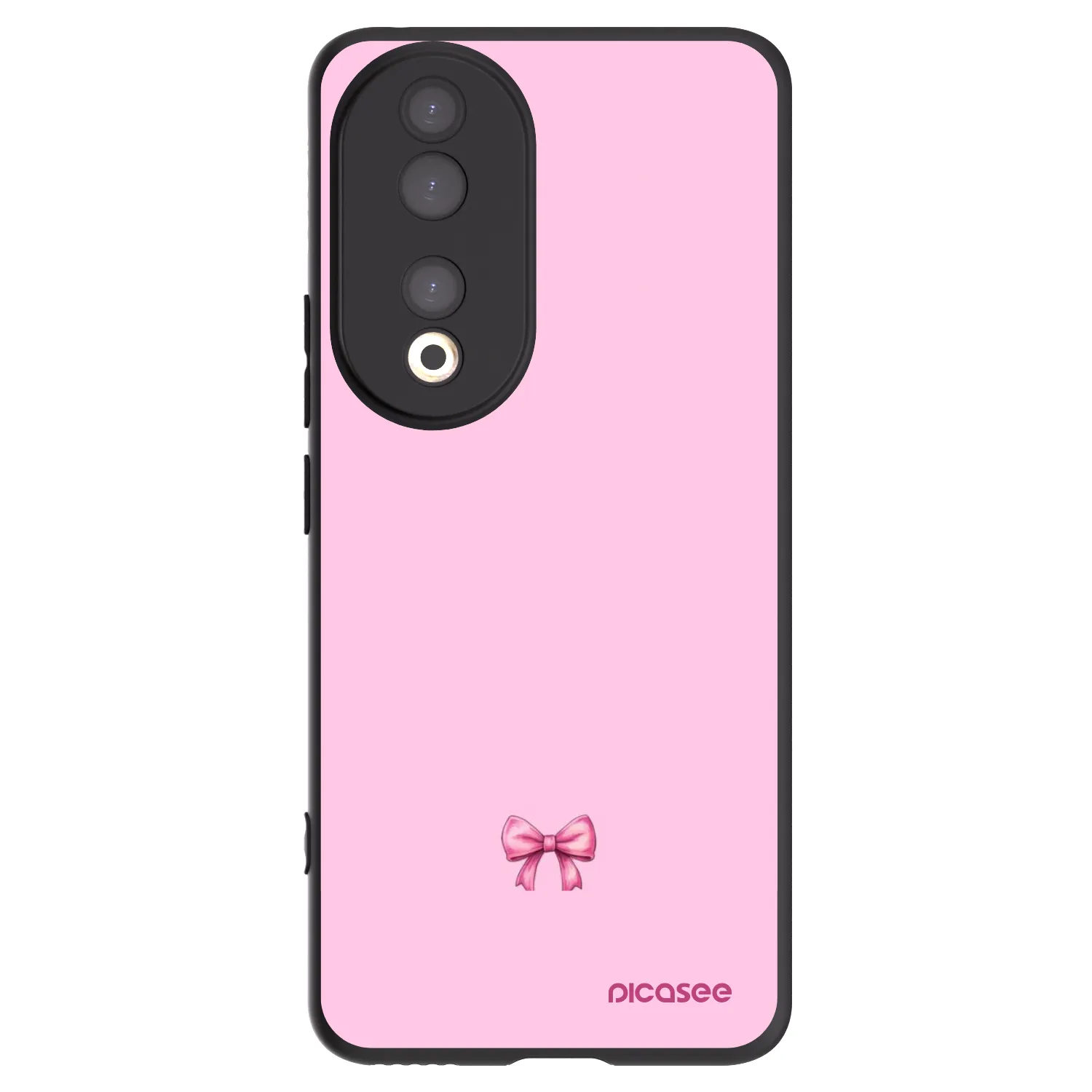 Picasee silikonový černý obal pro Honor 90 5G - Blush bow