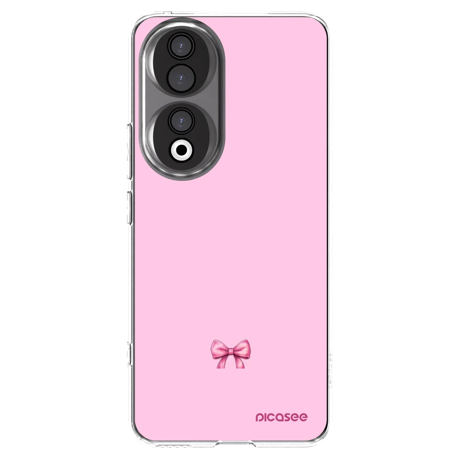 Picasee silikonový průhledný obal pro Honor 90 5G - Blush bow
