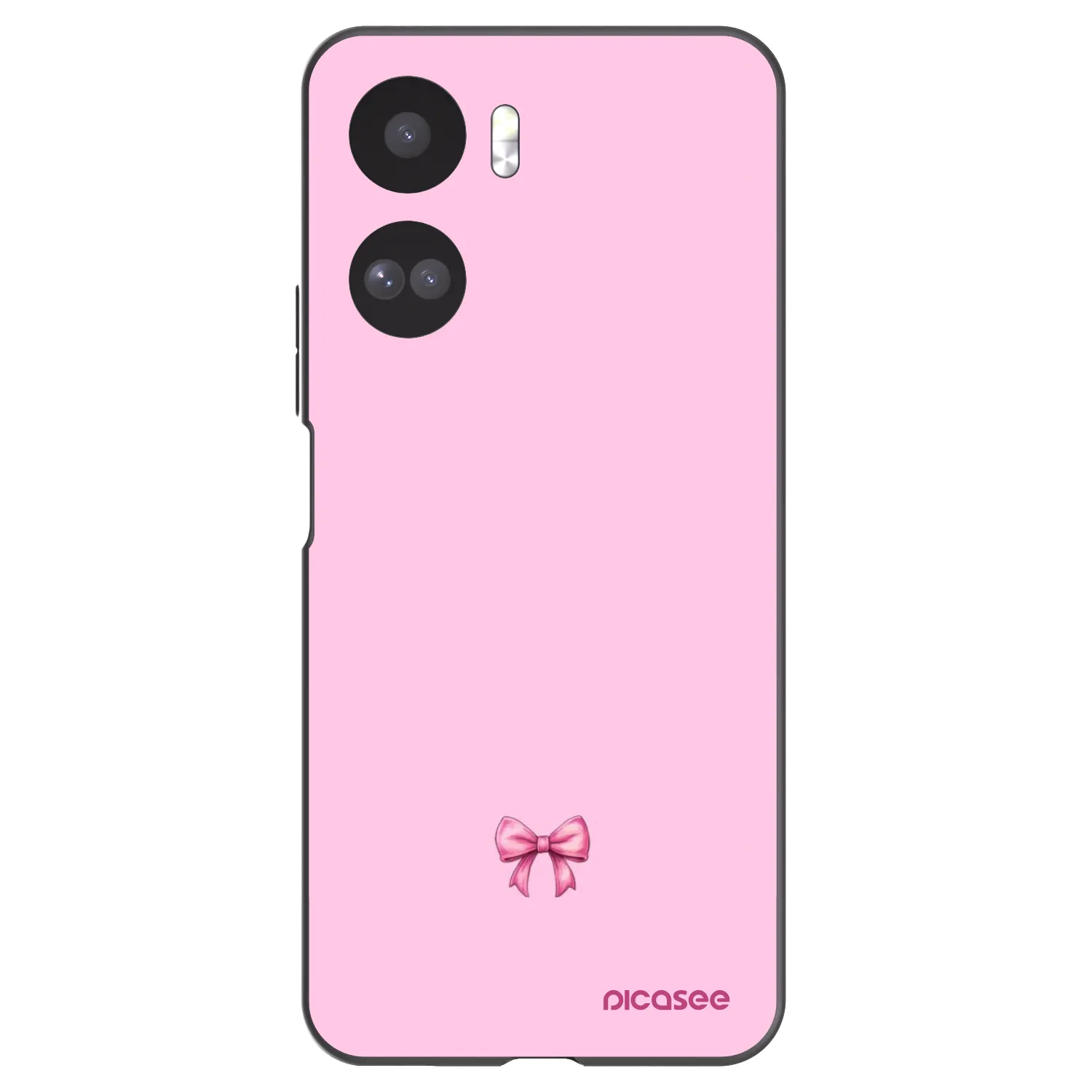 Picasee silikonový černý obal pro Honor 90 Lite 5G - Blush bow