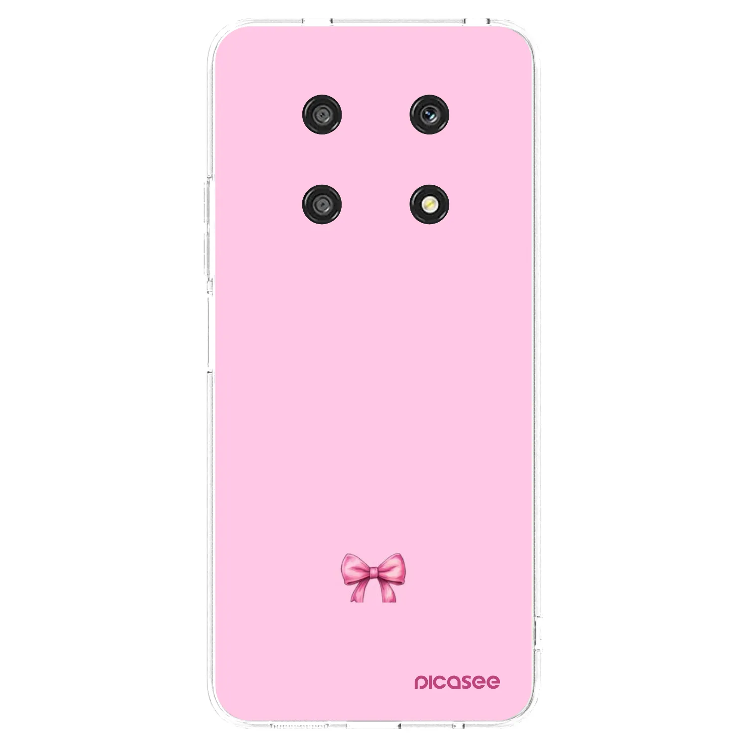 Picasee silikonový průhledný obal pro Honor Magic4 Lite 5G - Blush bow