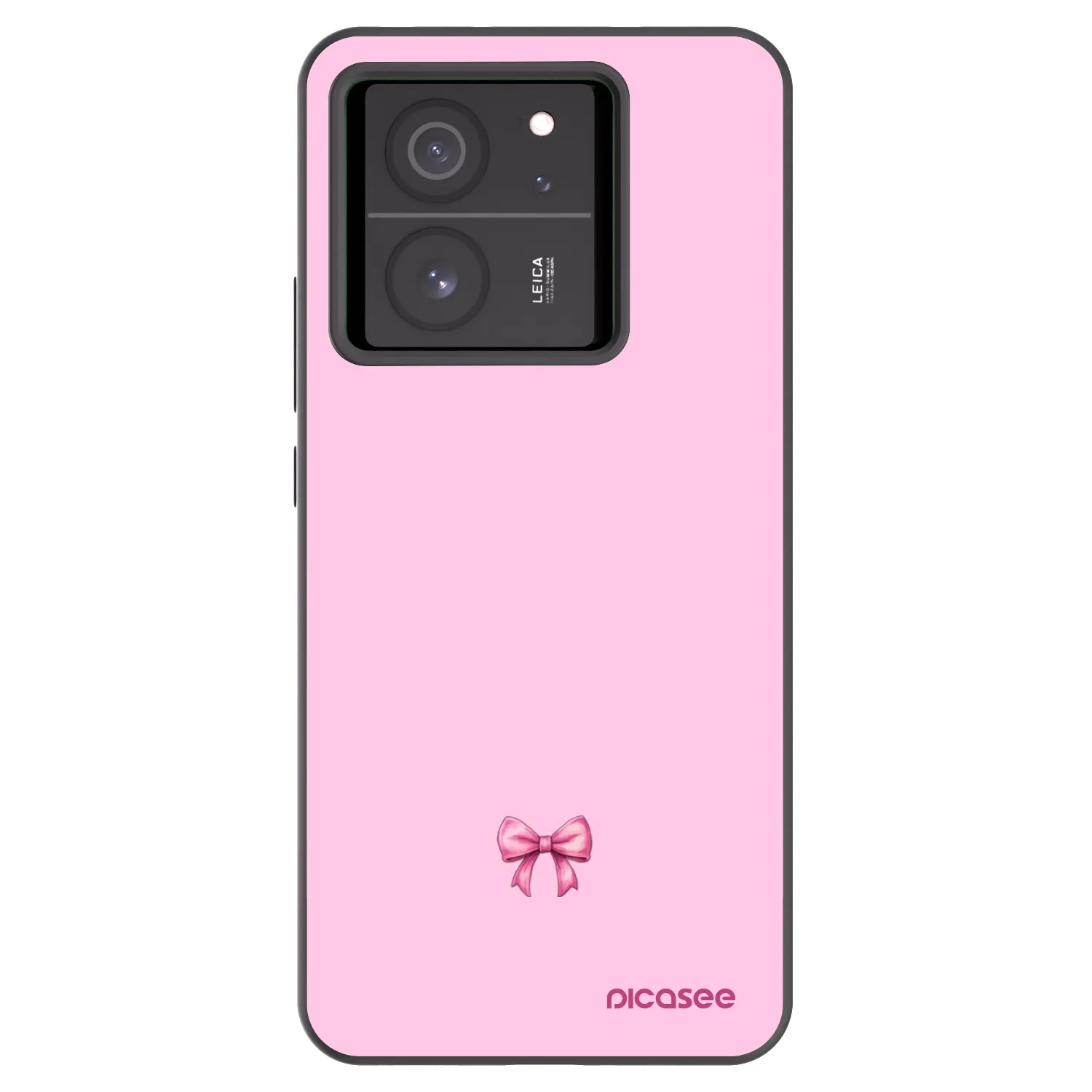 Picasee silikonový černý obal pro Xiaomi 13T - Blush bow
