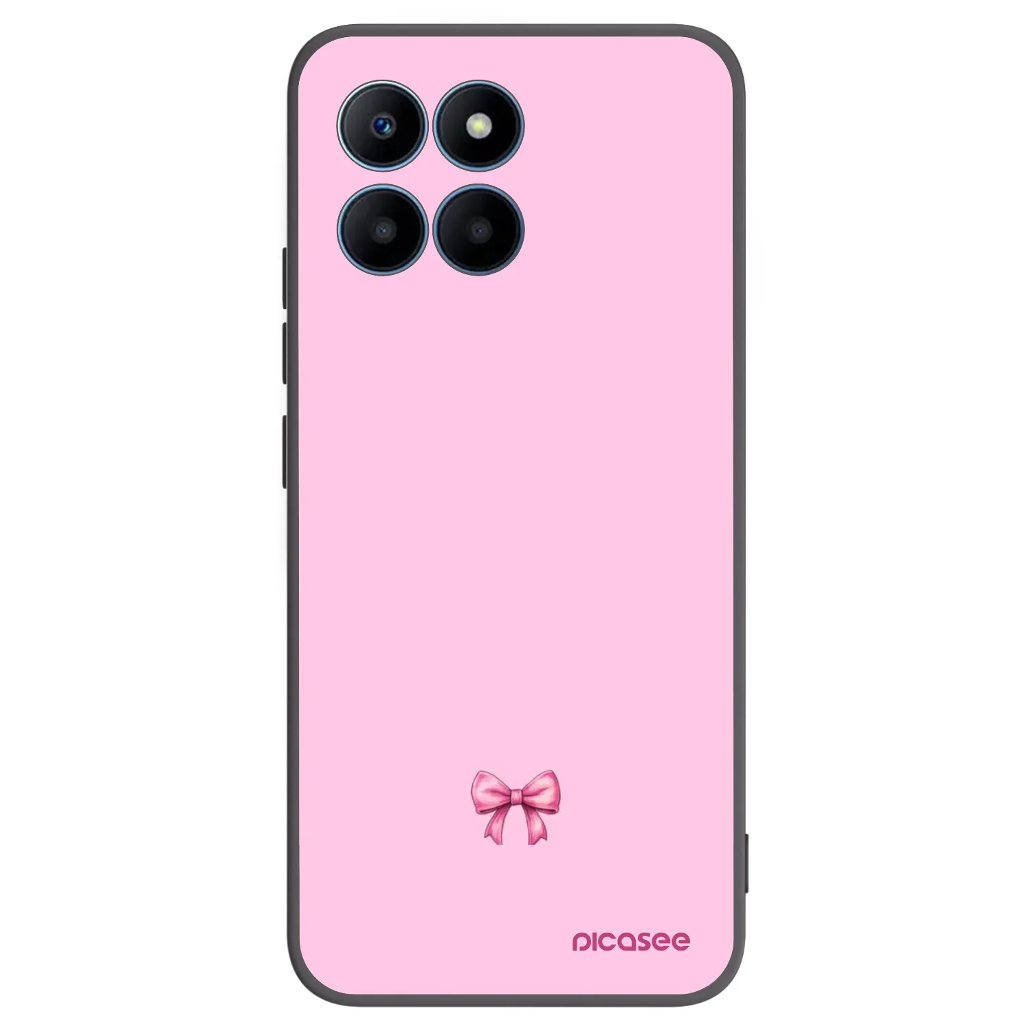 Picasee silikonový černý obal pro Honor 70 Lite - Blush bow