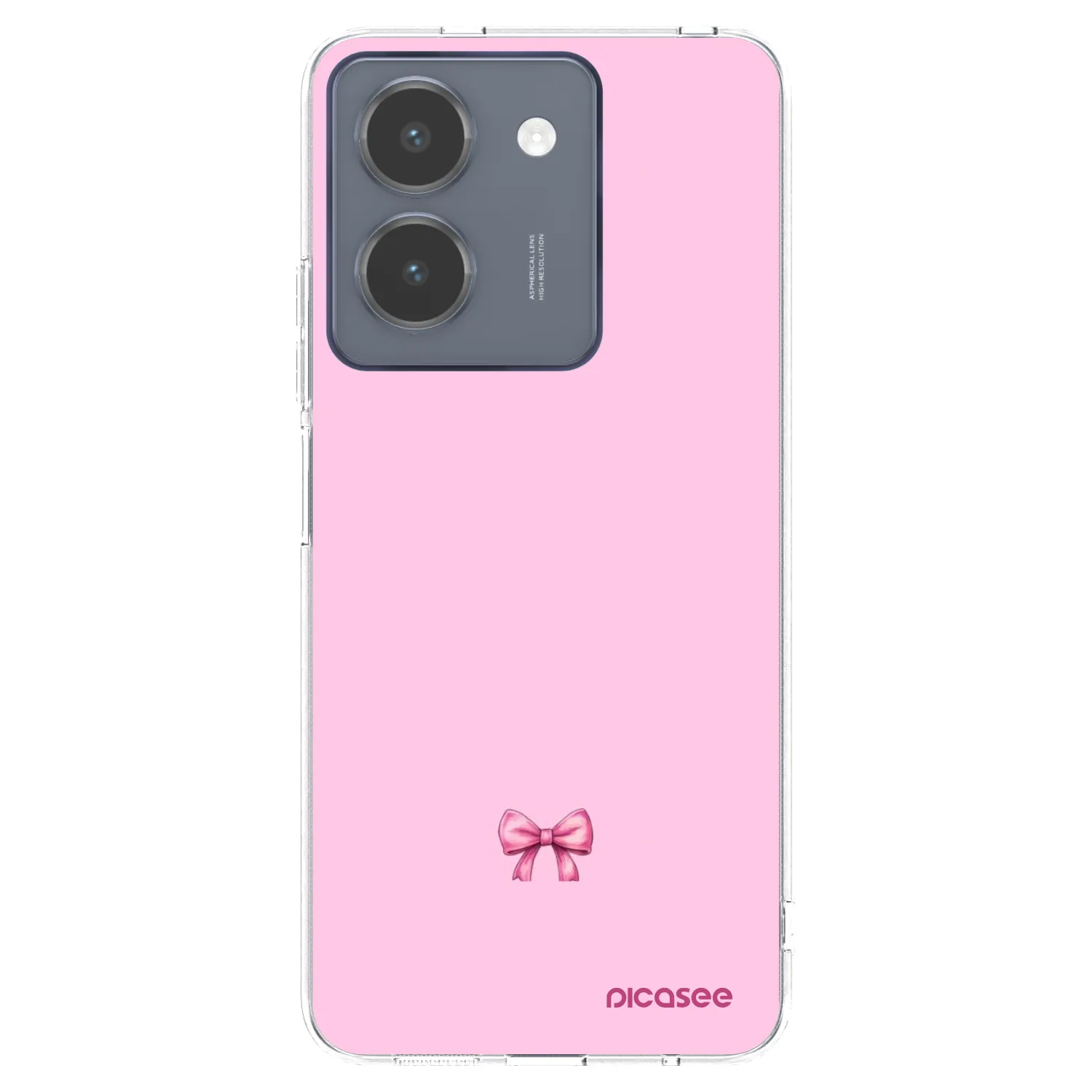 Picasee silikonový průhledný obal pro Vivo Y36 4G - Blush bow