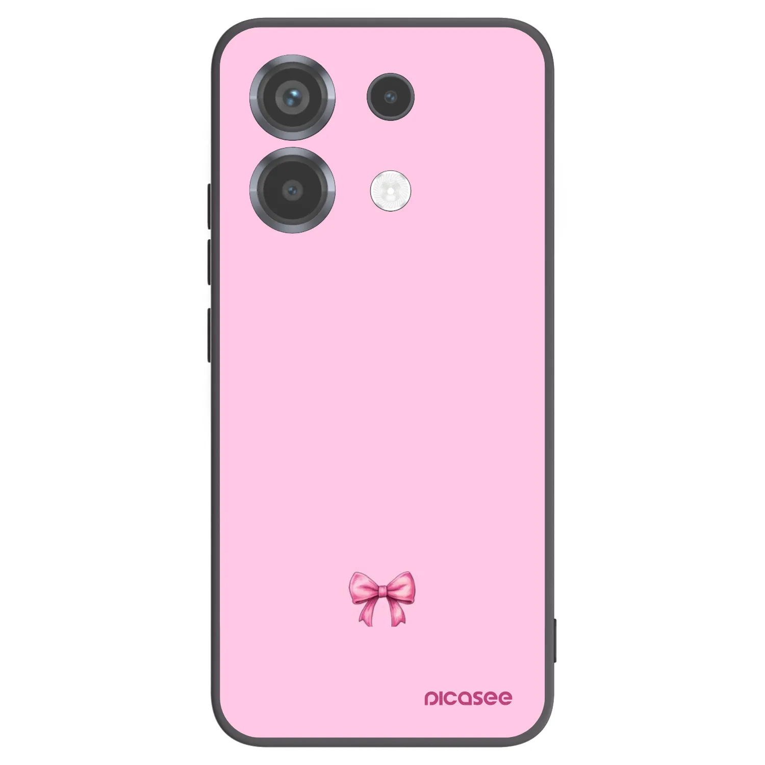 Picasee silikonový černý obal pro Xiaomi Poco X6 - Blush bow