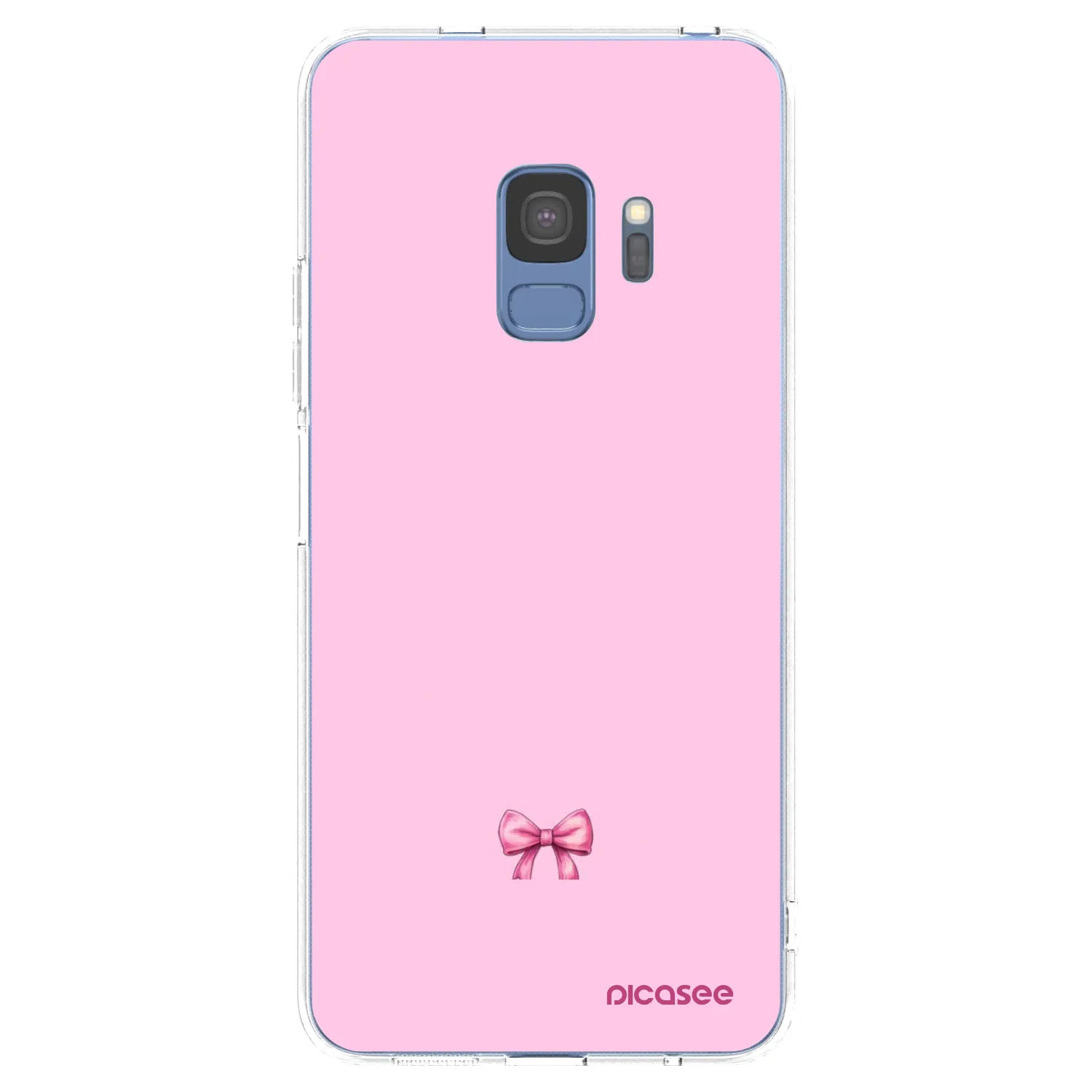 Picasee silikonový průhledný obal pro Samsung Galaxy S9 G960F - Blush bow