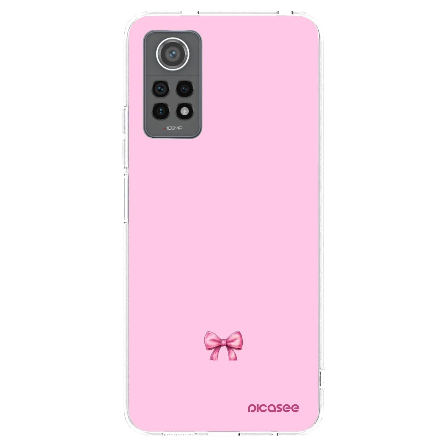 Picasee silikonový průhledný obal pro Xiaomi Redmi Note 12 Pro 4G - Blush bow