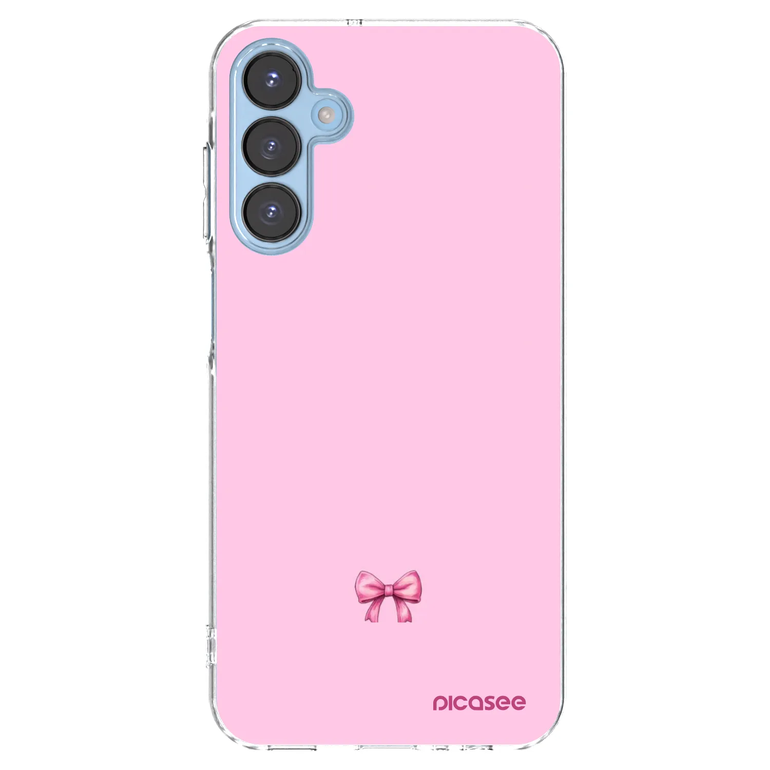 Picasee silikonový průhledný obal pro Samsung Galaxy A15 A156B 5G - Blush bow