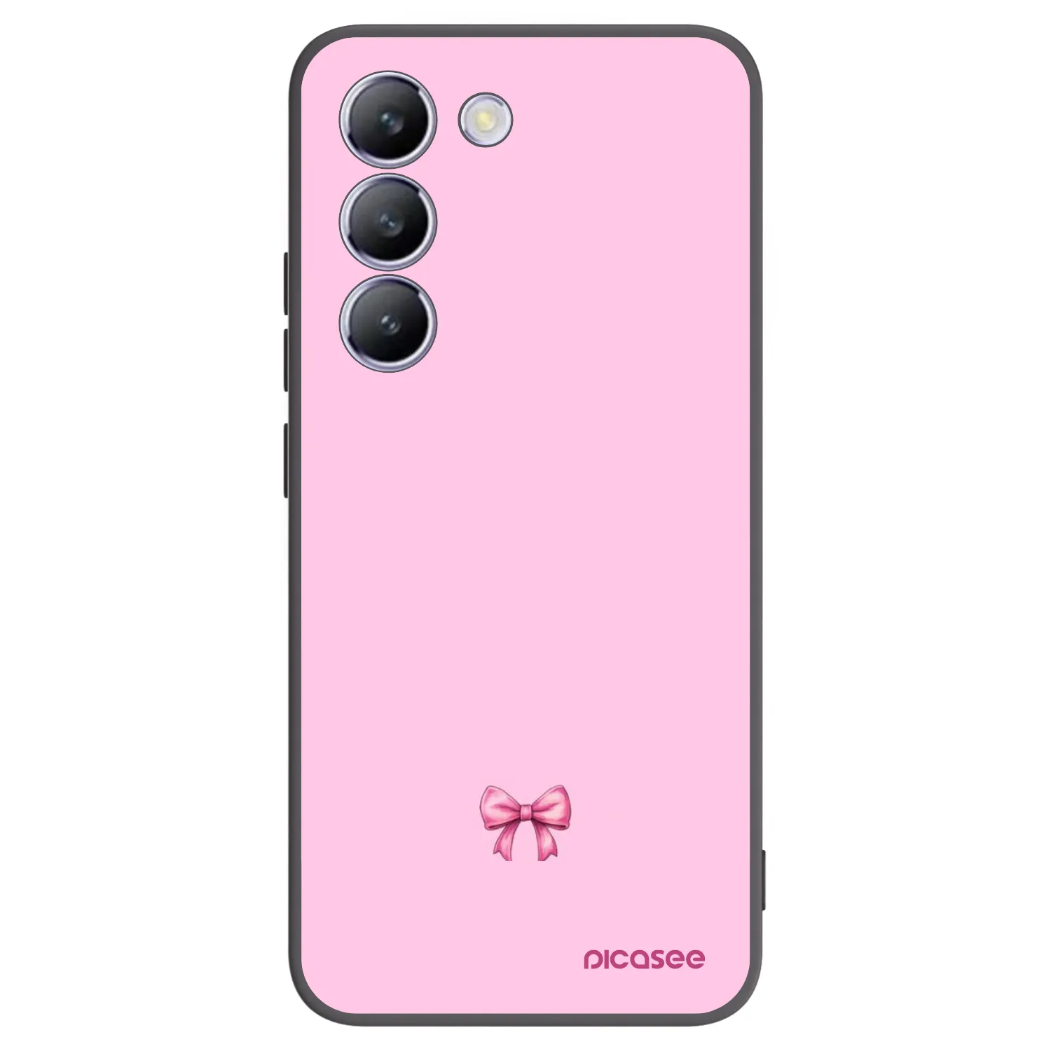 Picasee silikonový černý obal pro Vivo V40 SE 5G - Blush bow