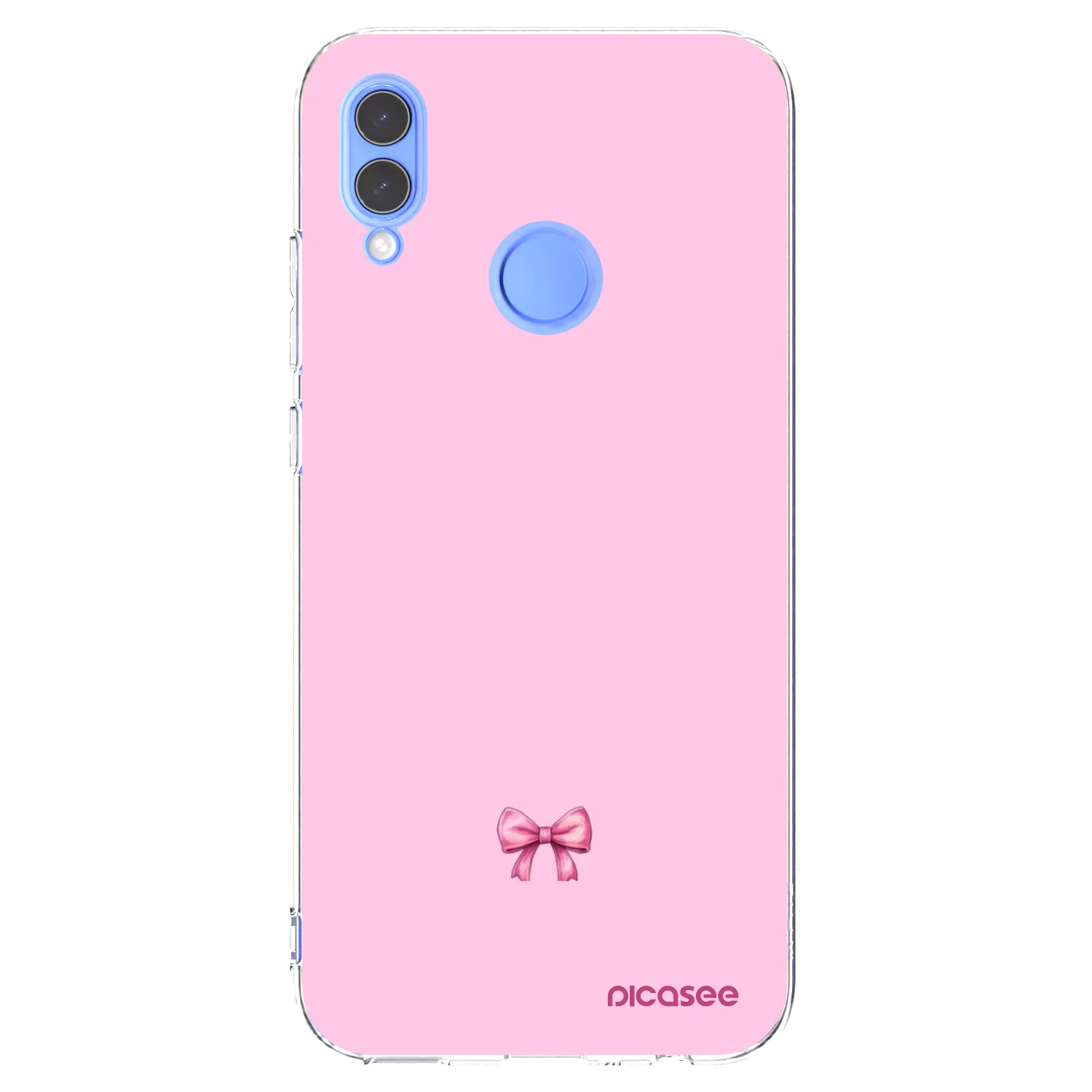 Picasee silikonový průhledný obal pro Honor 10 Lite - Blush bow