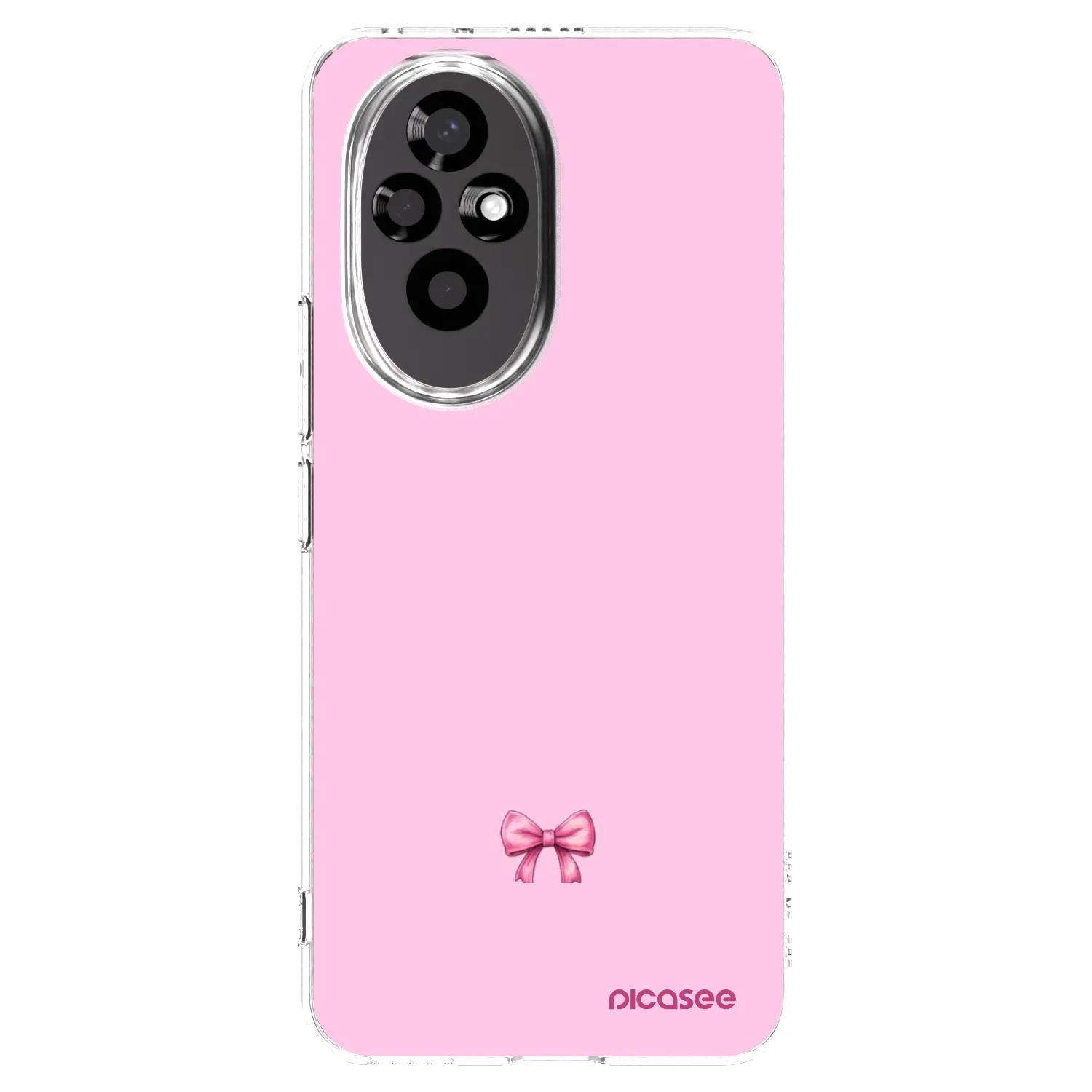 Picasee silikonový průhledný obal pro Honor 200 Pro 5G - Blush bow