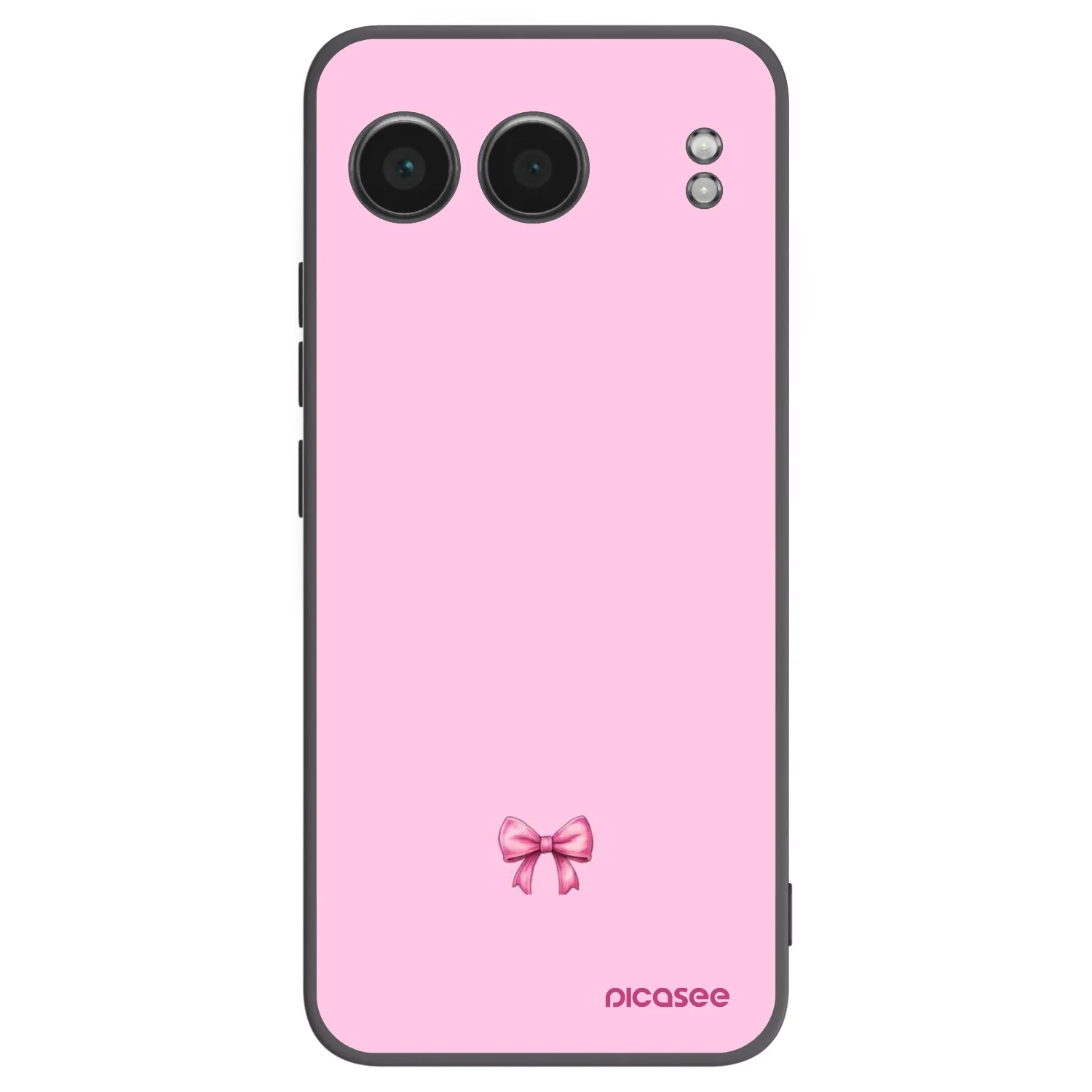 Picasee silikonový černý obal pro OnePlus Nord 4 - Blush bow