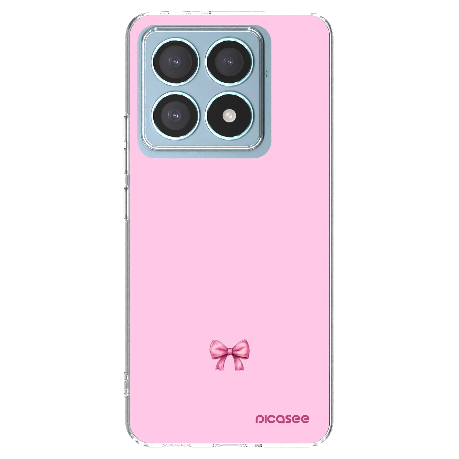 Picasee silikonový průhledný obal pro Xiaomi 14T Pro - Blush bow