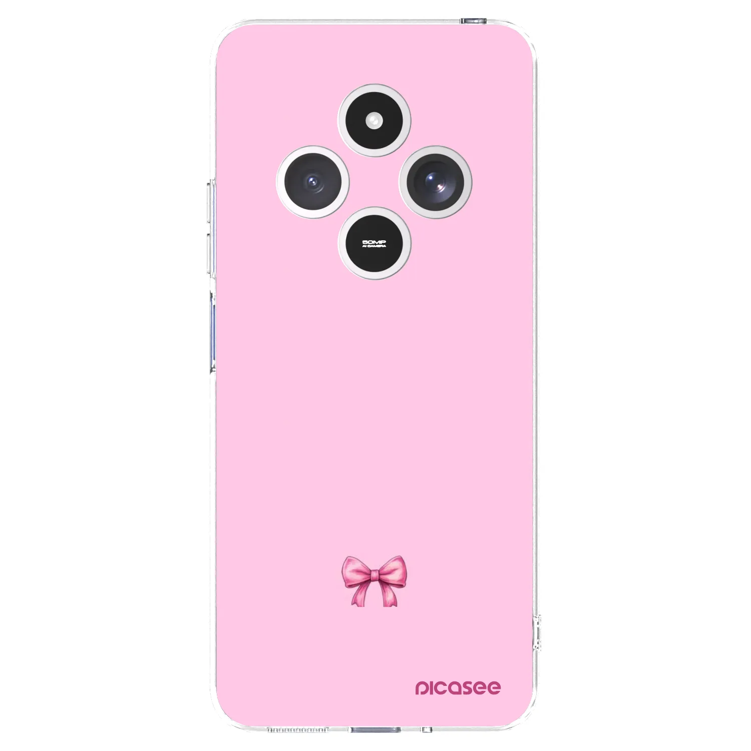 Picasee silikonový průhledný obal pro Xiaomi Redmi 14C - Blush bow