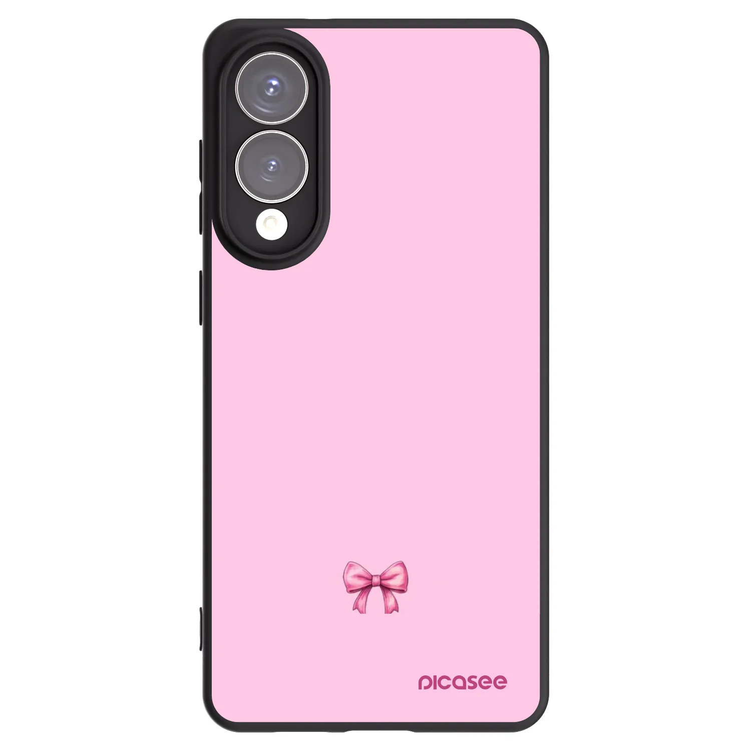 Picasee silikonový černý obal pro Samsung Galaxy S25 Edge 5G - Blush bow