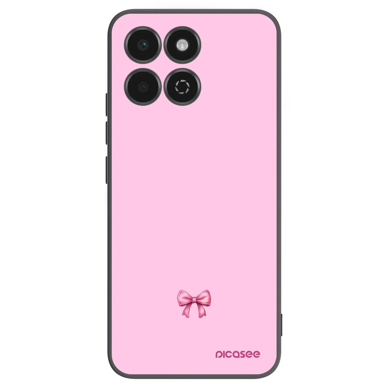 Picasee silikonový černý obal pro Honor 200 Smart 5G - Blush bow
