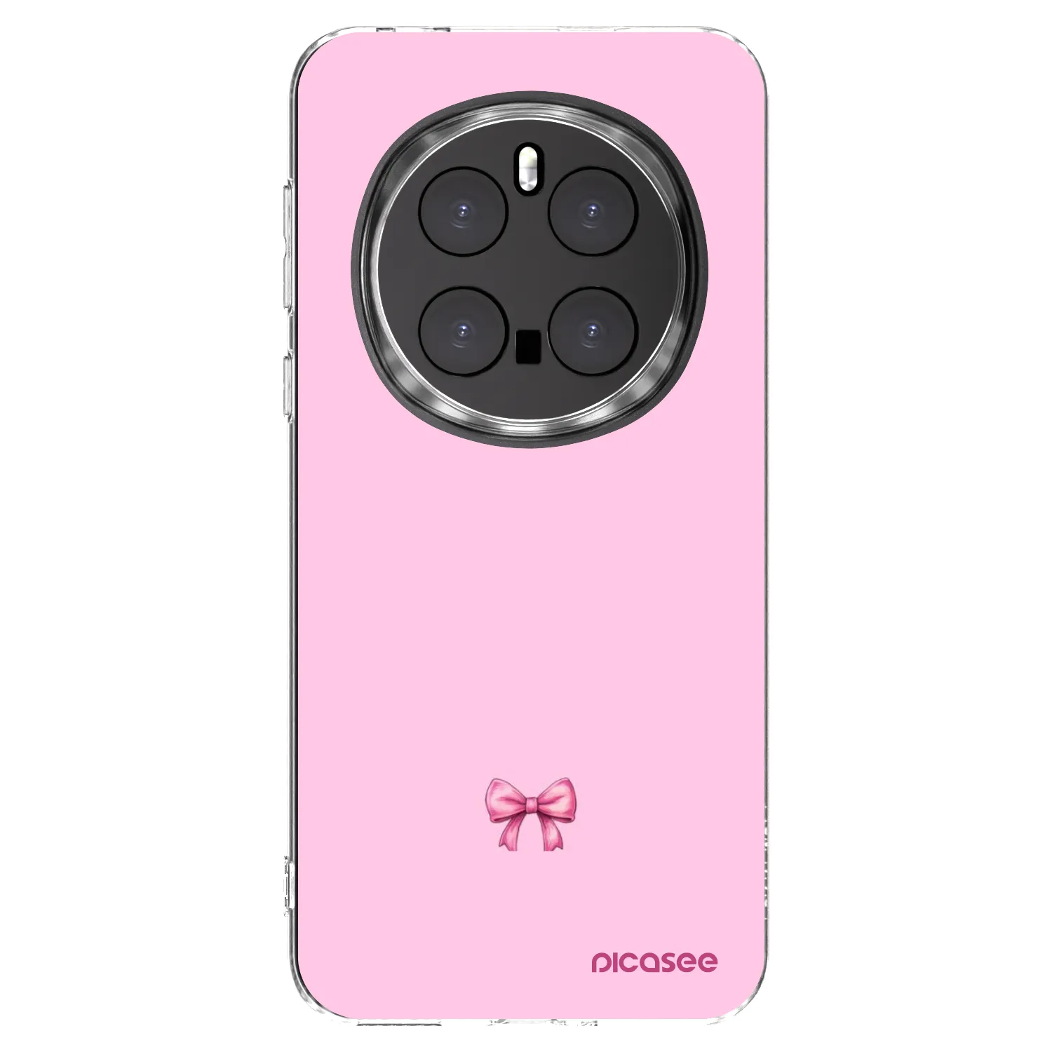 Picasee silikonový průhledný obal pro Honor Magic7 Pro 5G - Blush bow