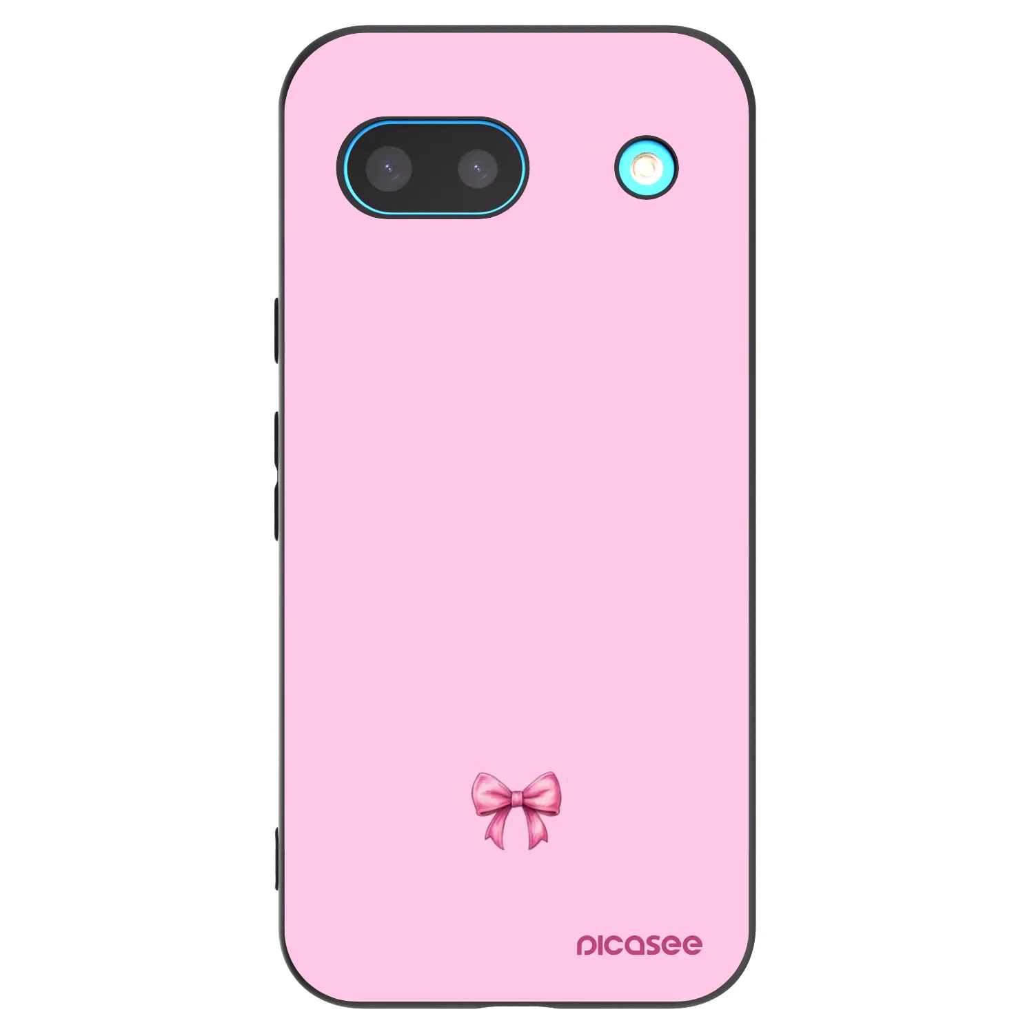 Picasee silikonový černý obal pro Google Pixel 8 - Blush bow