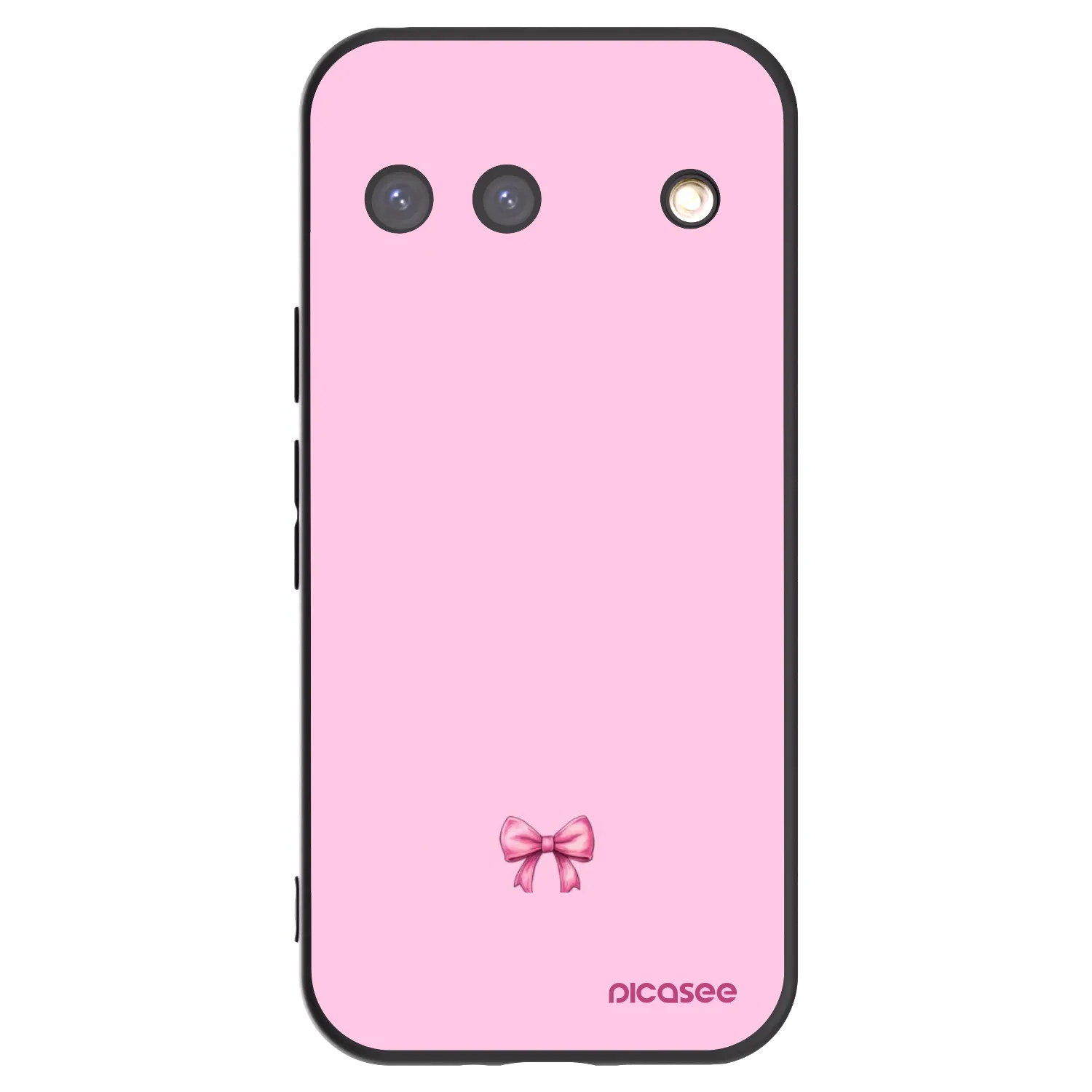 Picasee silikonový černý obal pro Google Pixel 9 - Blush bow