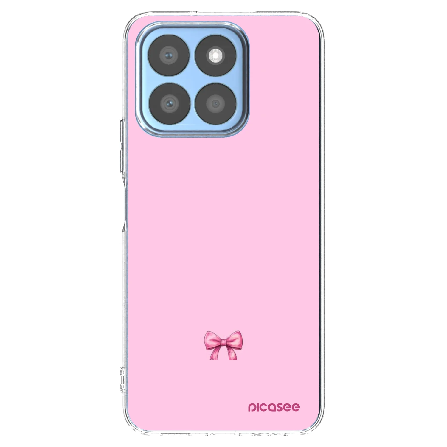 Picasee silikonový průhledný obal pro Honor X8c - Blush bow