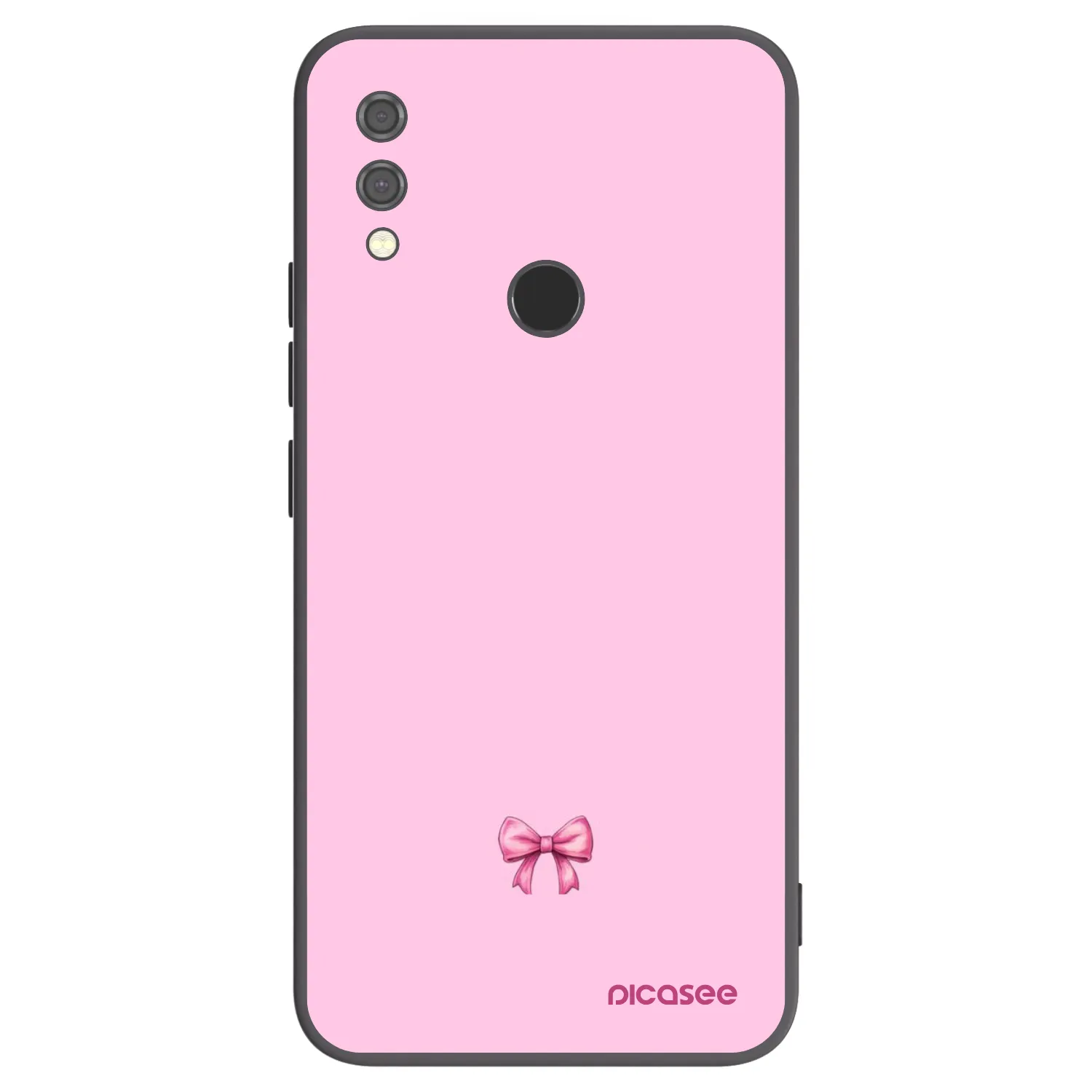 Picasee silikonový černý obal pro Xiaomi Redmi Note 7 - Blush bow