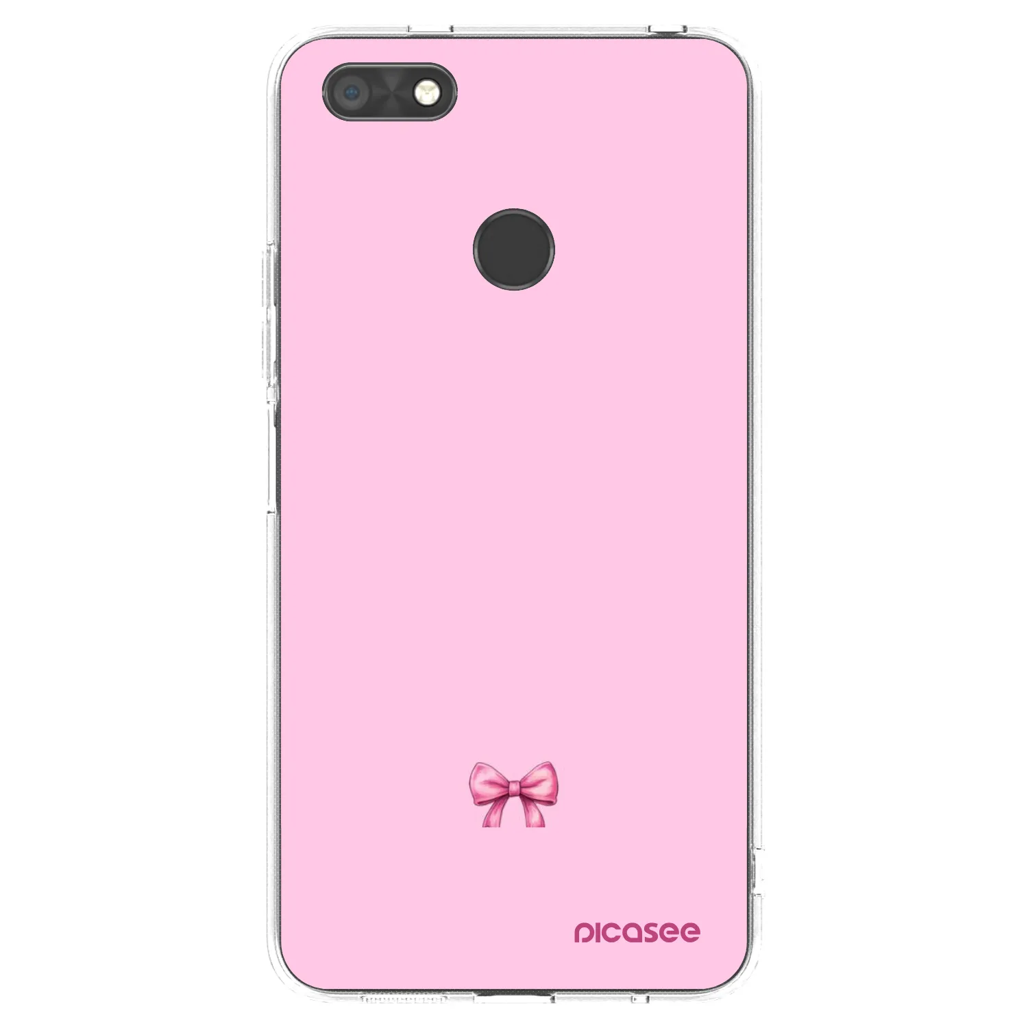 Picasee silikonový průhledný obal pro Huawei P9 Lite Mini - Blush bow