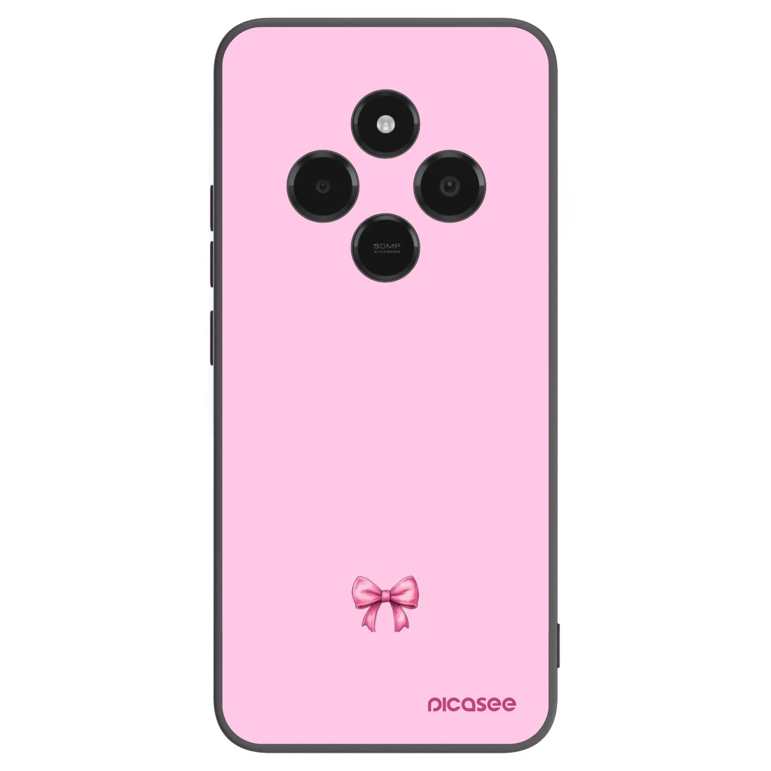 Picasee silikonový černý obal pro Xiaomi Poco C75 - Blush bow