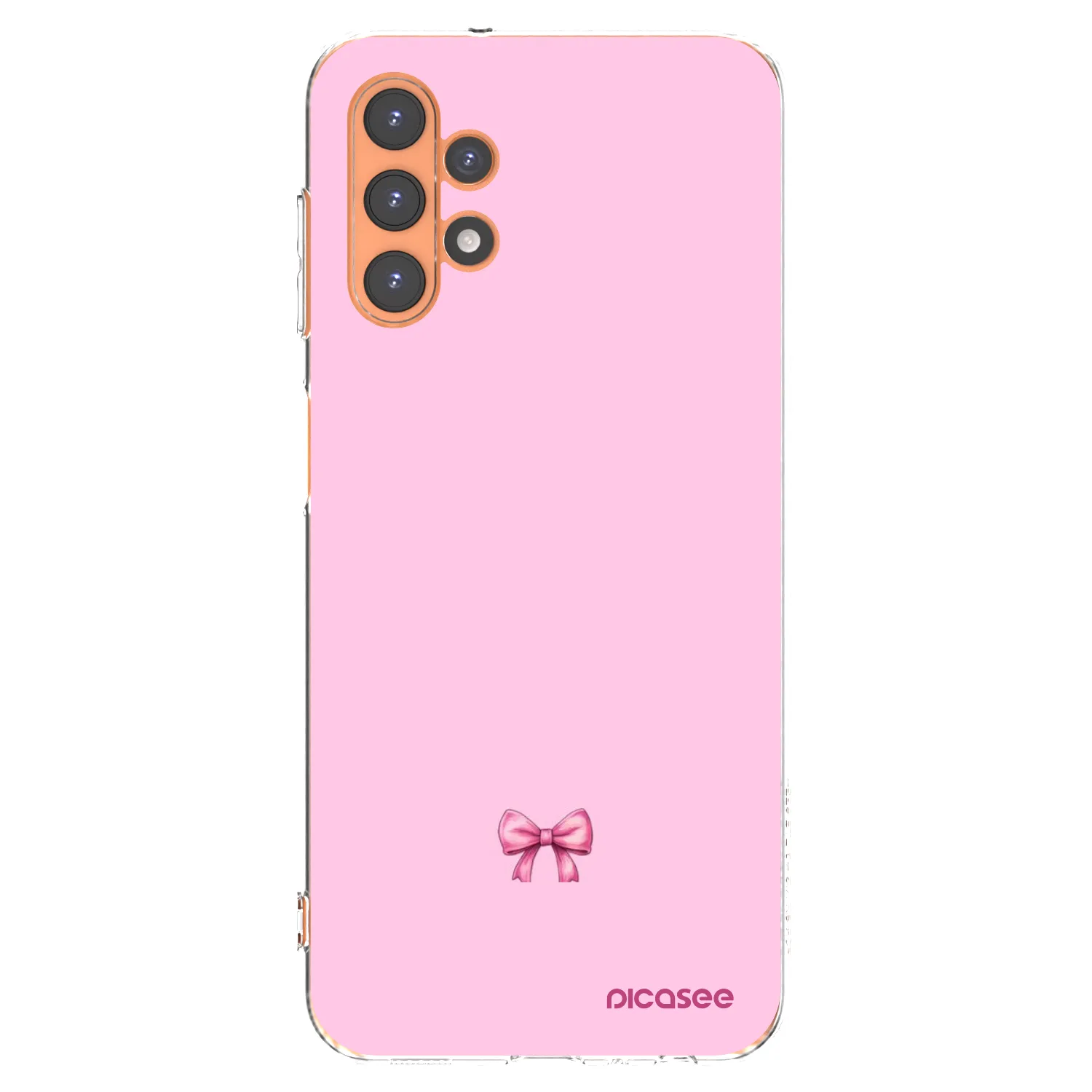 Picasee silikonový průhledný obal pro Samsung Galaxy A13 5G - Blush bow