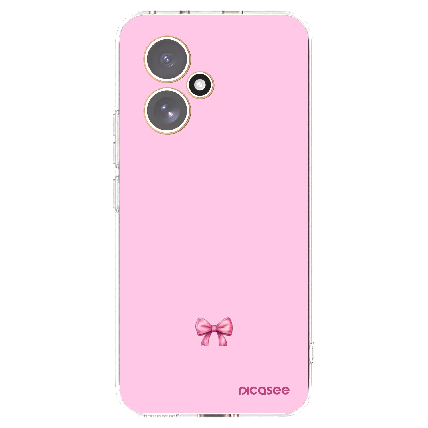 Picasee silikonový průhledný obal pro Honor 400 5G - Blush bow