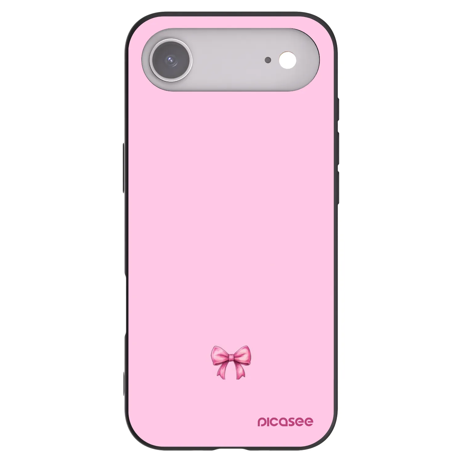 Picasee silikonový černý obal pro Apple iPhone Air - Blush bow
