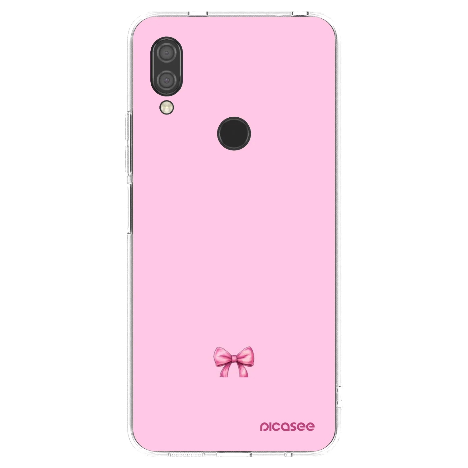 Picasee silikonový průhledný obal pro Xiaomi Redmi 7 - Blush bow