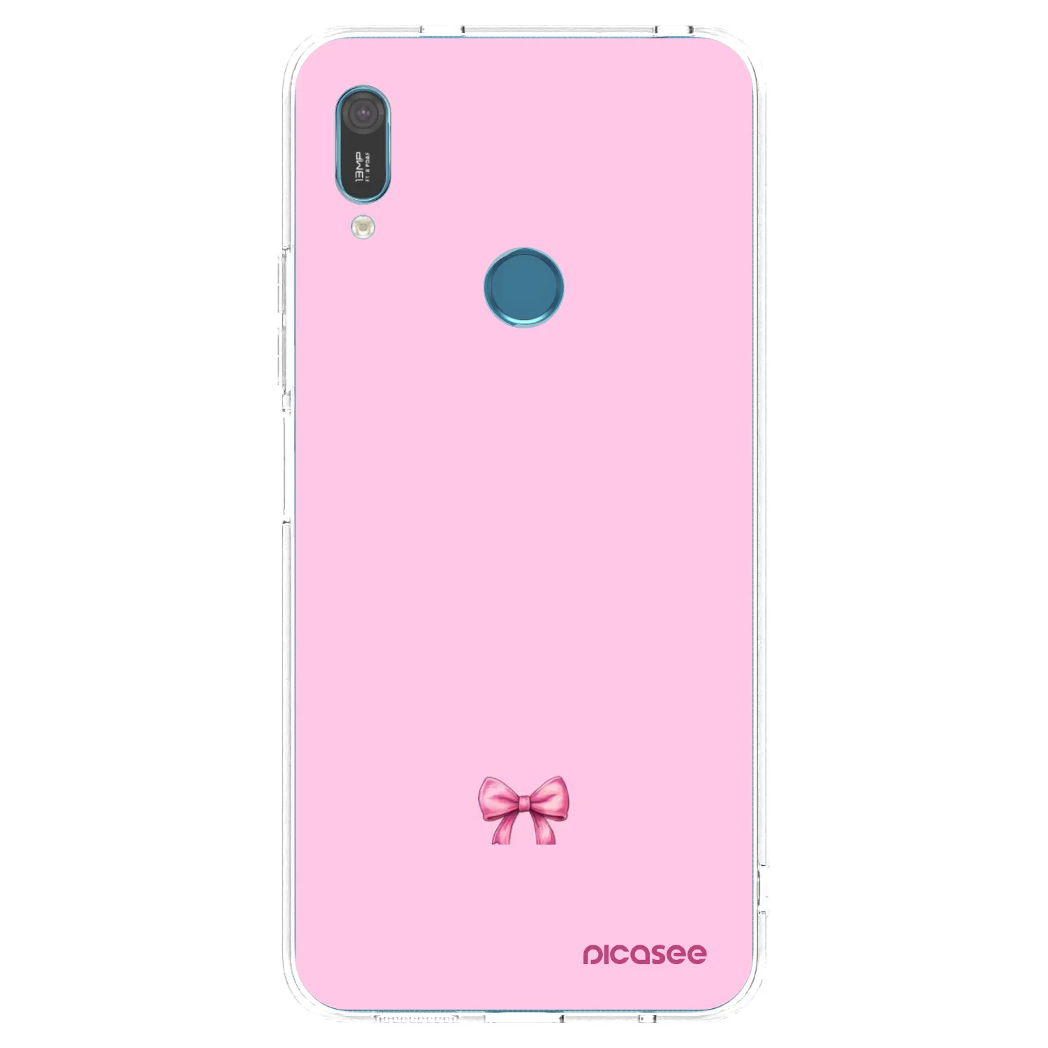 Picasee silikonový průhledný obal pro Huawei Y6 2019 - Blush bow