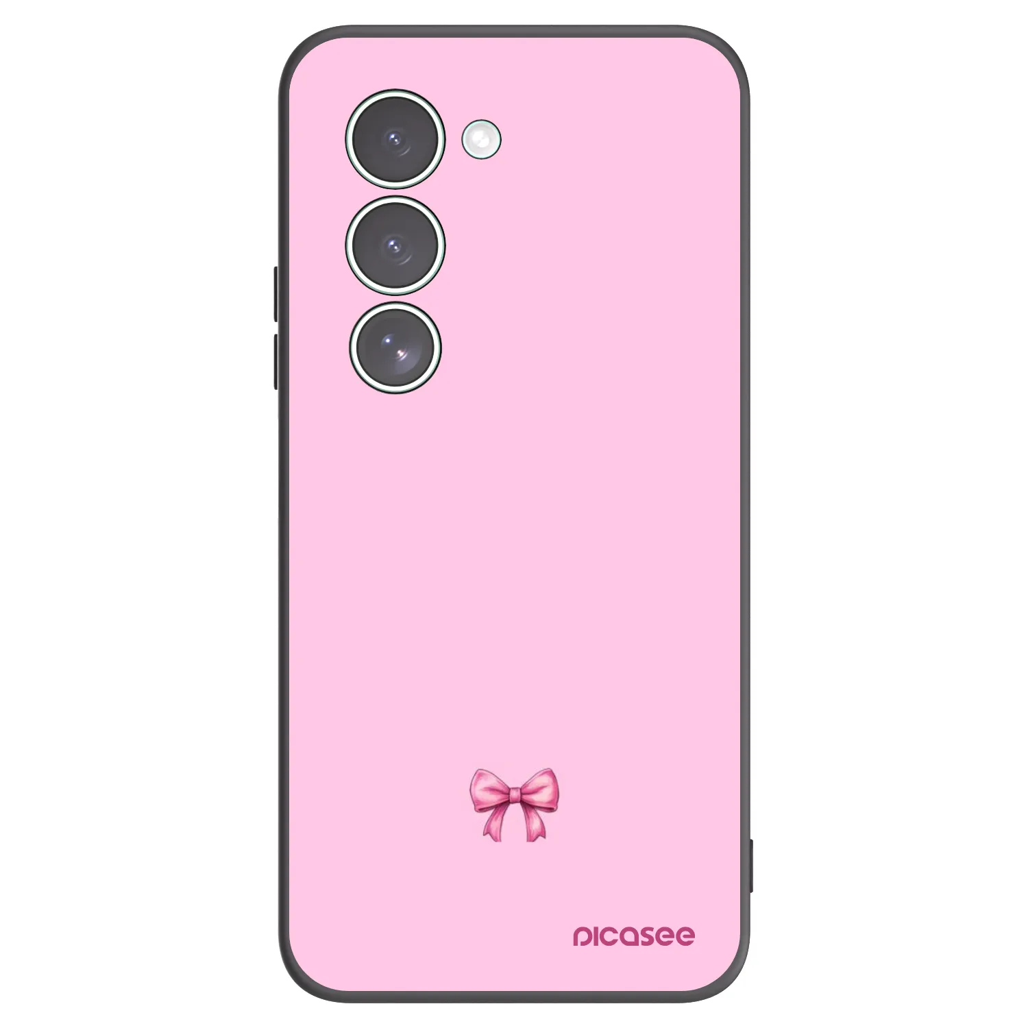 Picasee silikonový černý obal pro Xiaomi Redmi 15 5G - Blush bow