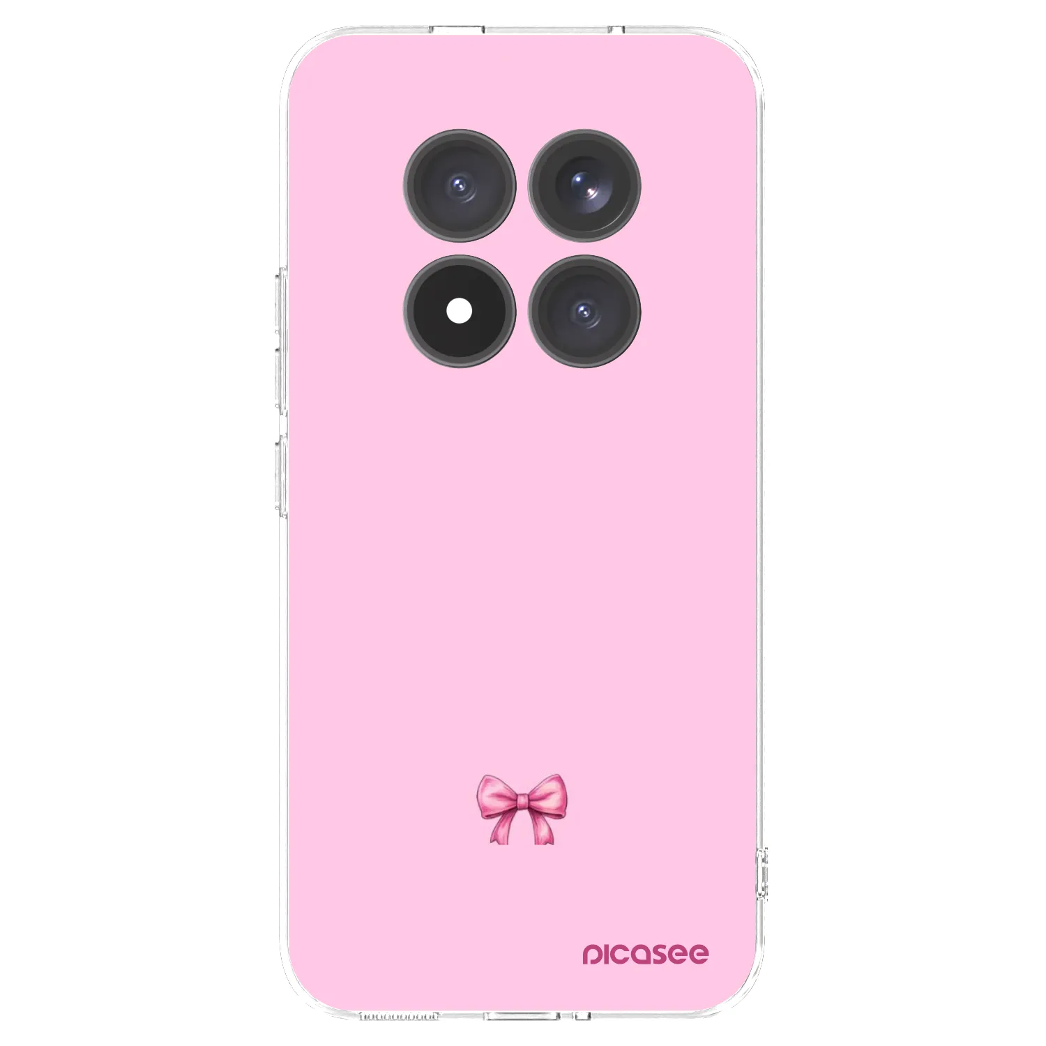 Picasee silikonový průhledný obal pro Xiaomi Redmi Note 15 Pro+ - Blush bow