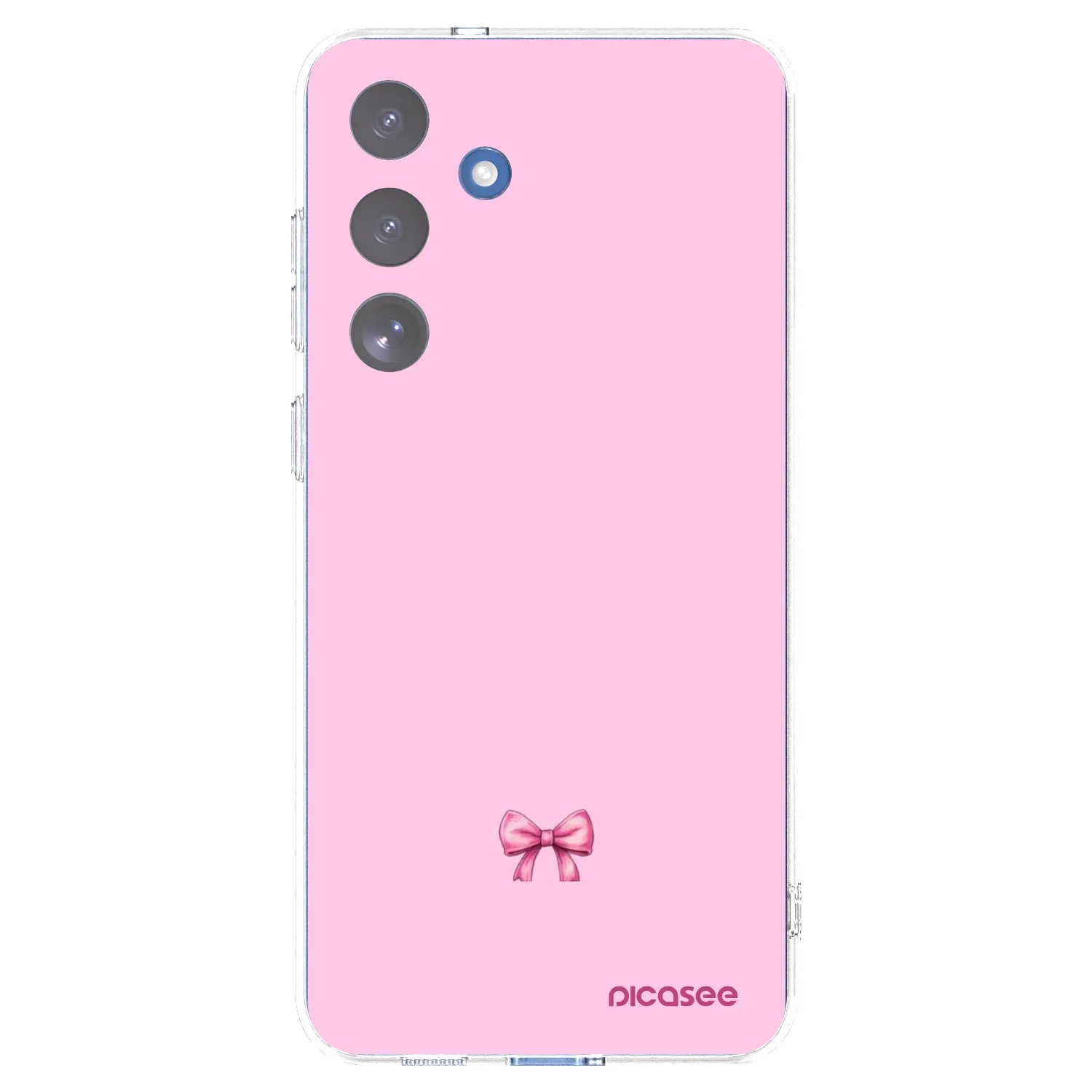 Picasee silikonový průhledný obal pro Samsung Galaxy S25 FE 5G - Blush bow