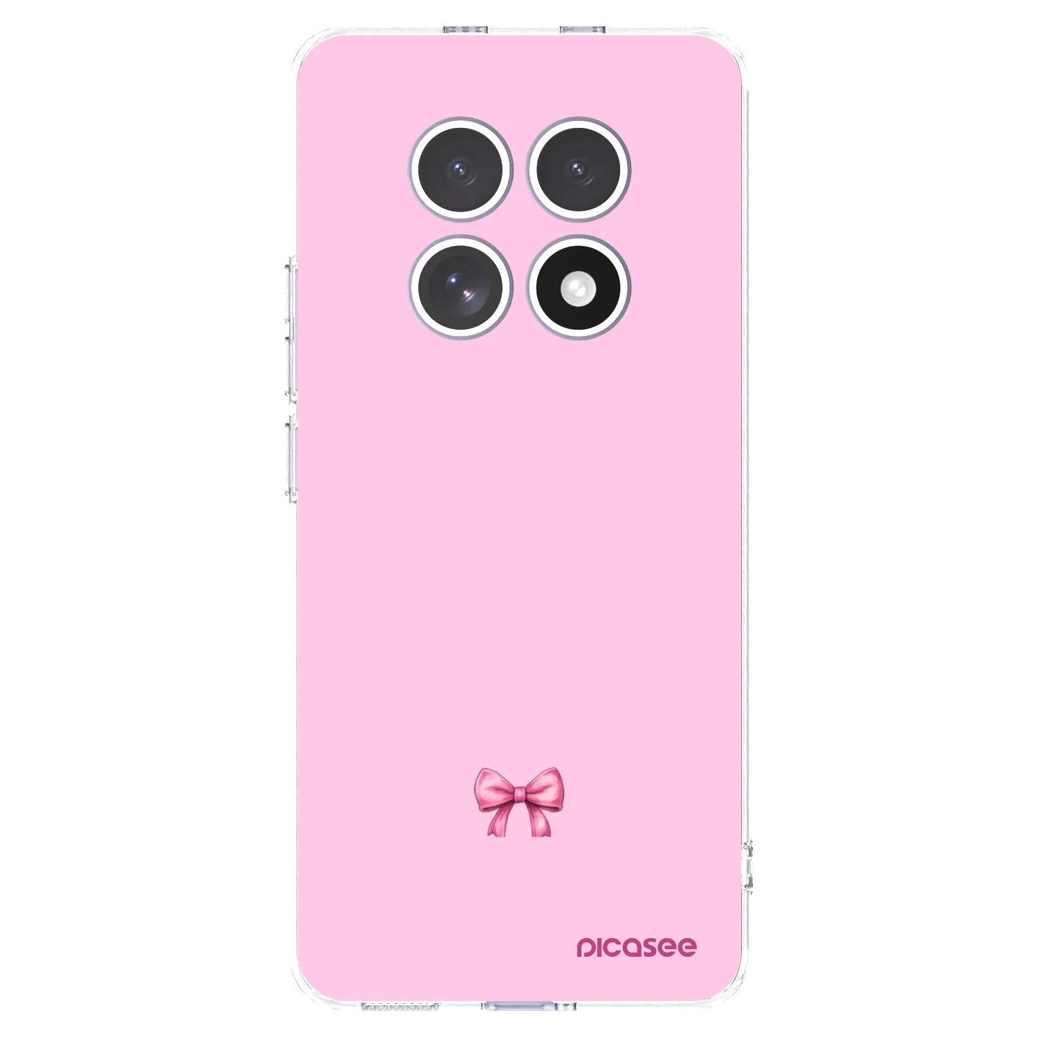Picasee silikonový průhledný obal pro Xiaomi Redmi Note 15 - Blush bow