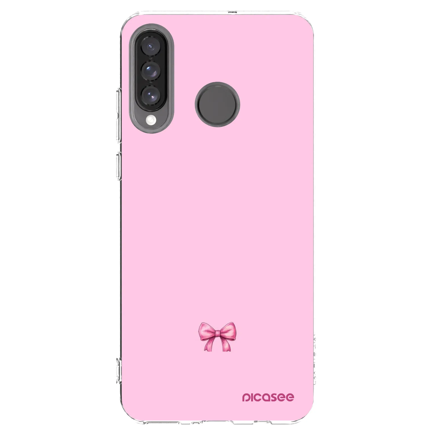 Picasee silikonový průhledný obal pro Huawei P30 Lite - Blush bow