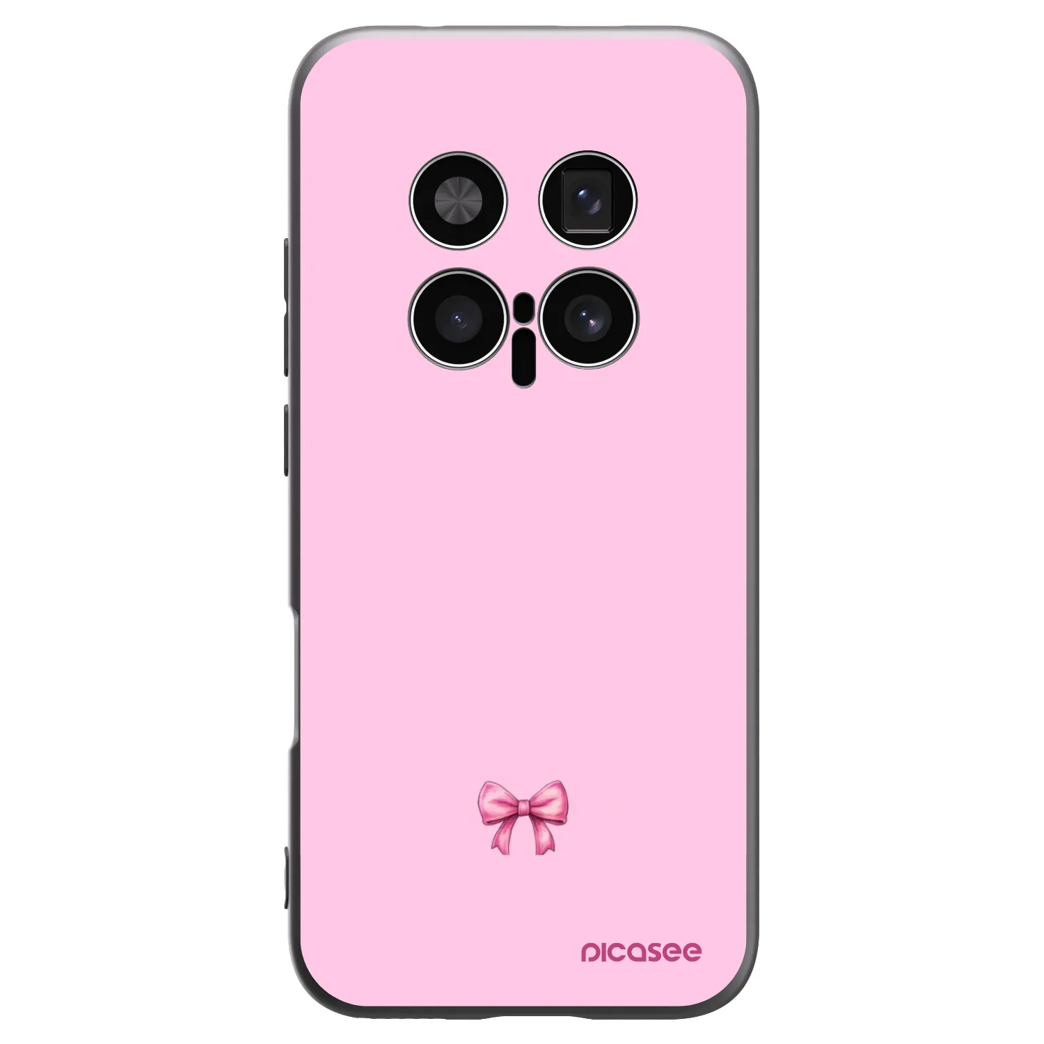 Picasee silikonový černý obal pro Honor Magic8 Pro 5G - Blush bow