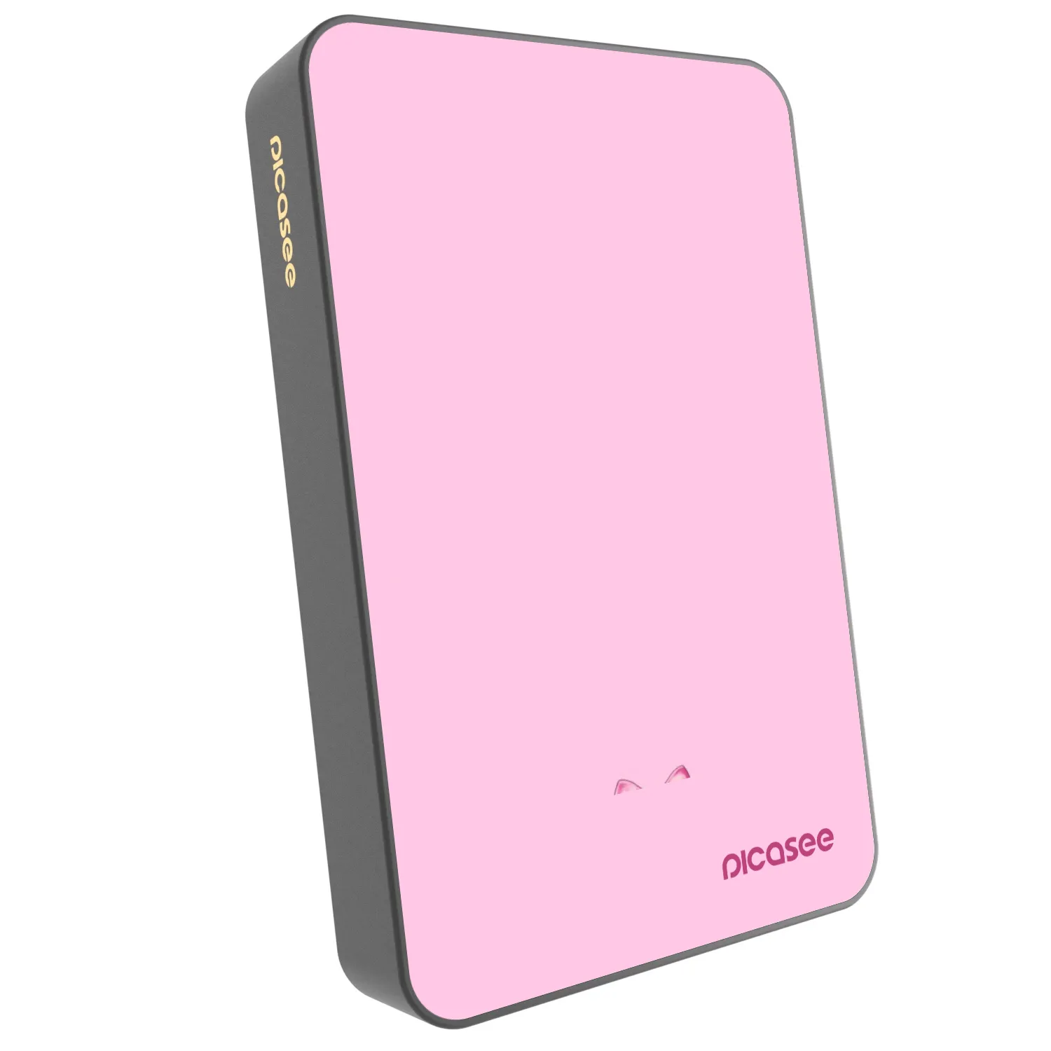 Picasee Powerbanka s MagSafe 10 000 mAh Šedá - Blush bow