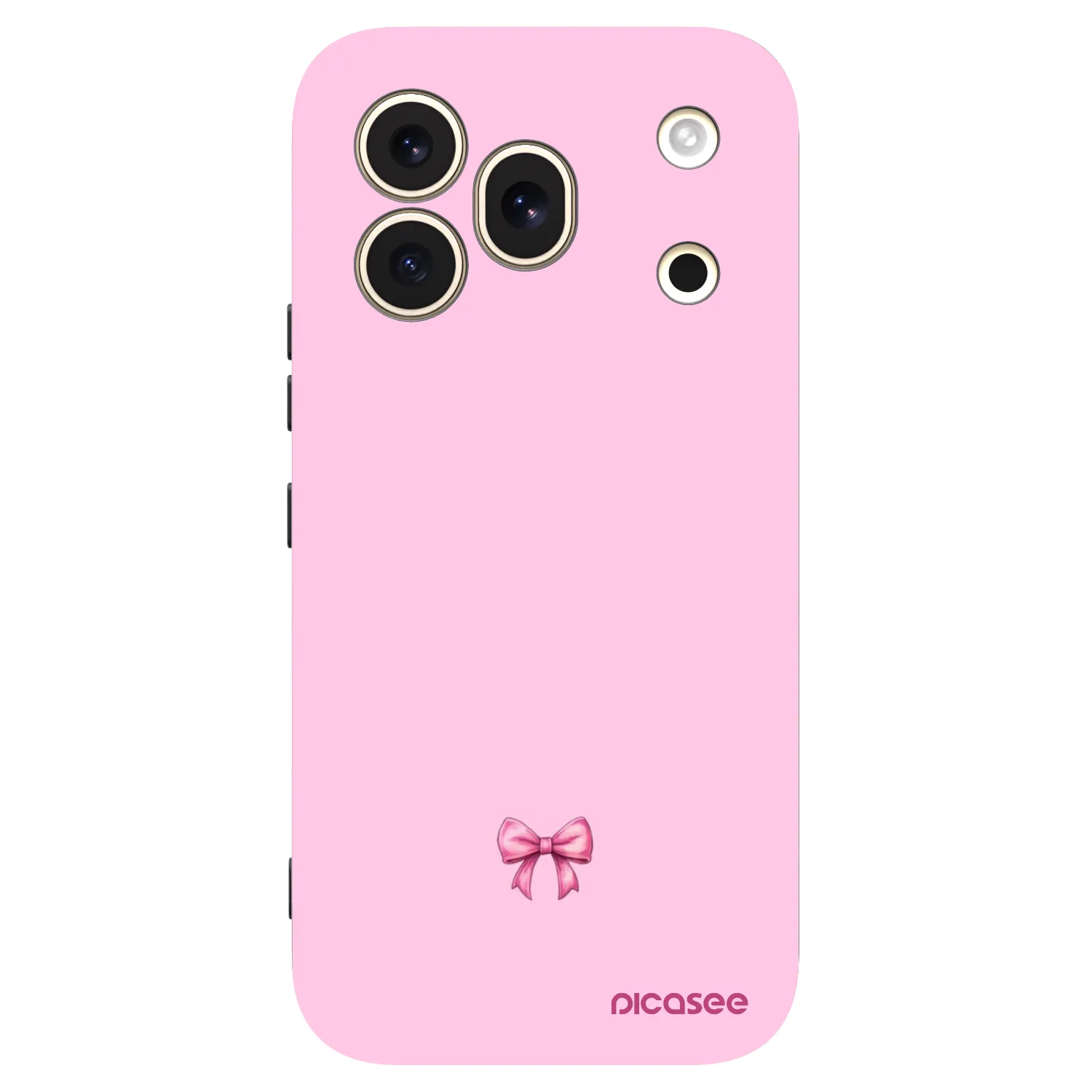 Picasee silikonový černý obal pro Honor 600 Pro - Blush bow