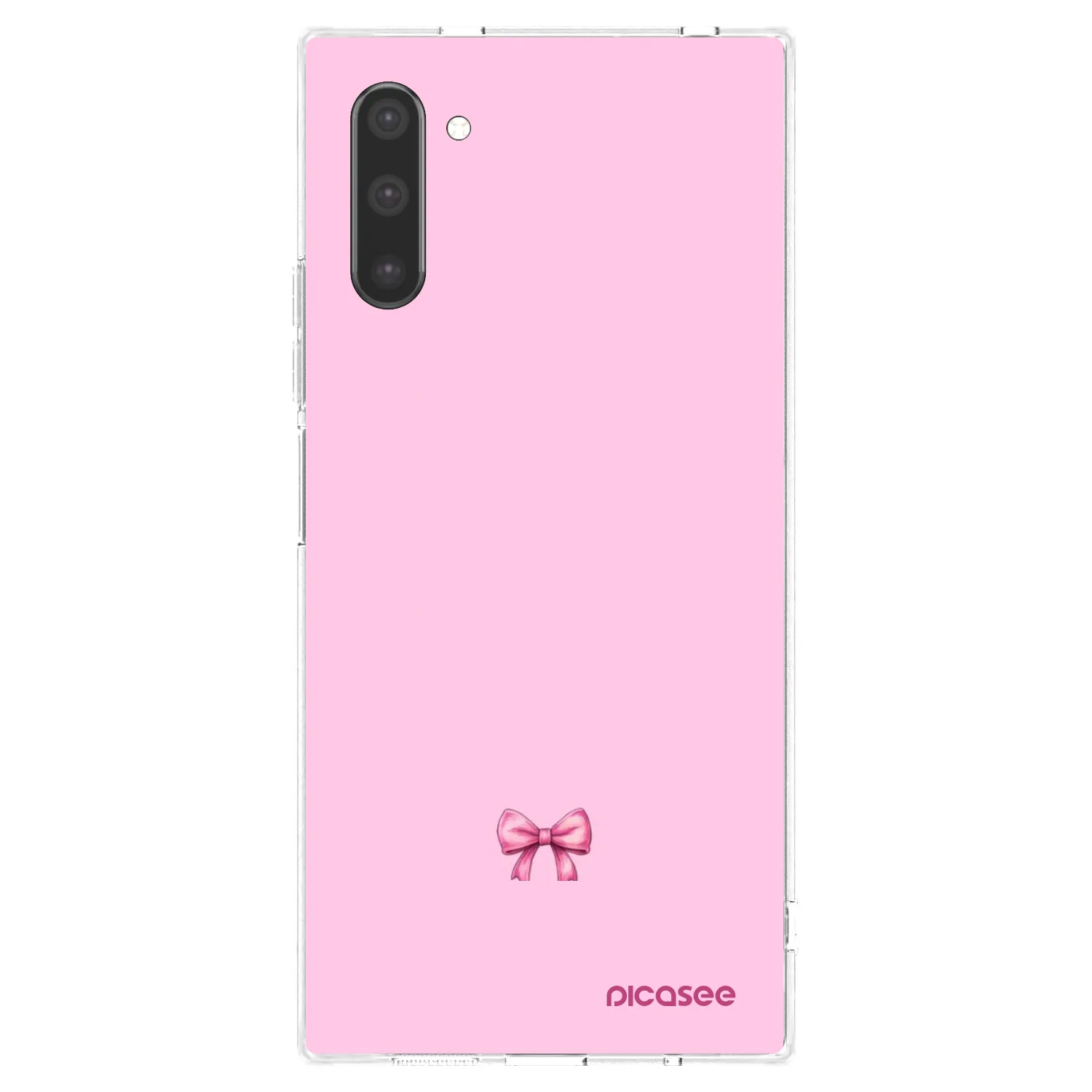 Picasee silikonový průhledný obal pro Samsung Galaxy Note 10 N970F - Blush bow