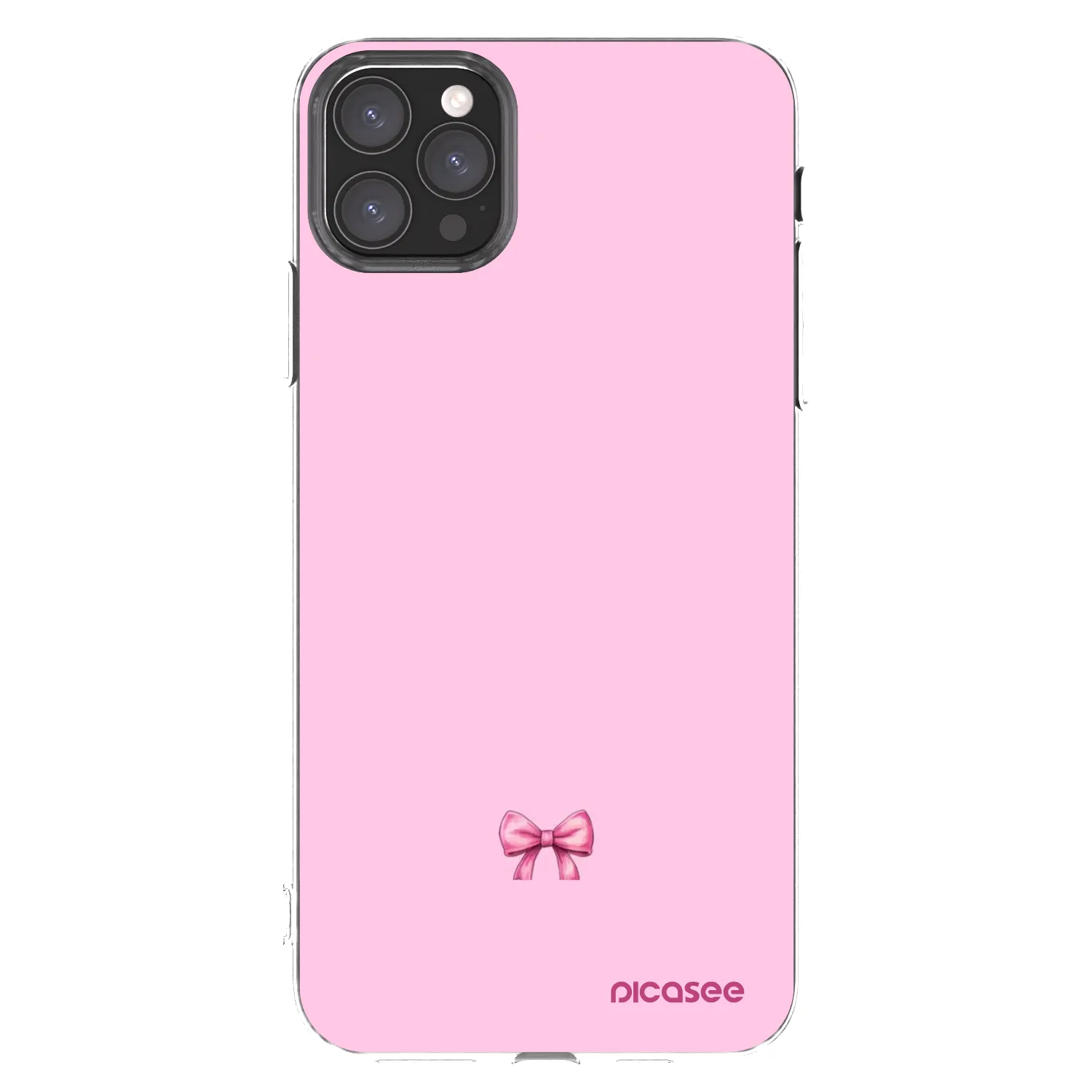 Picasee silikonový průhledný obal pro Apple iPhone 11 Pro Max - Blush bow