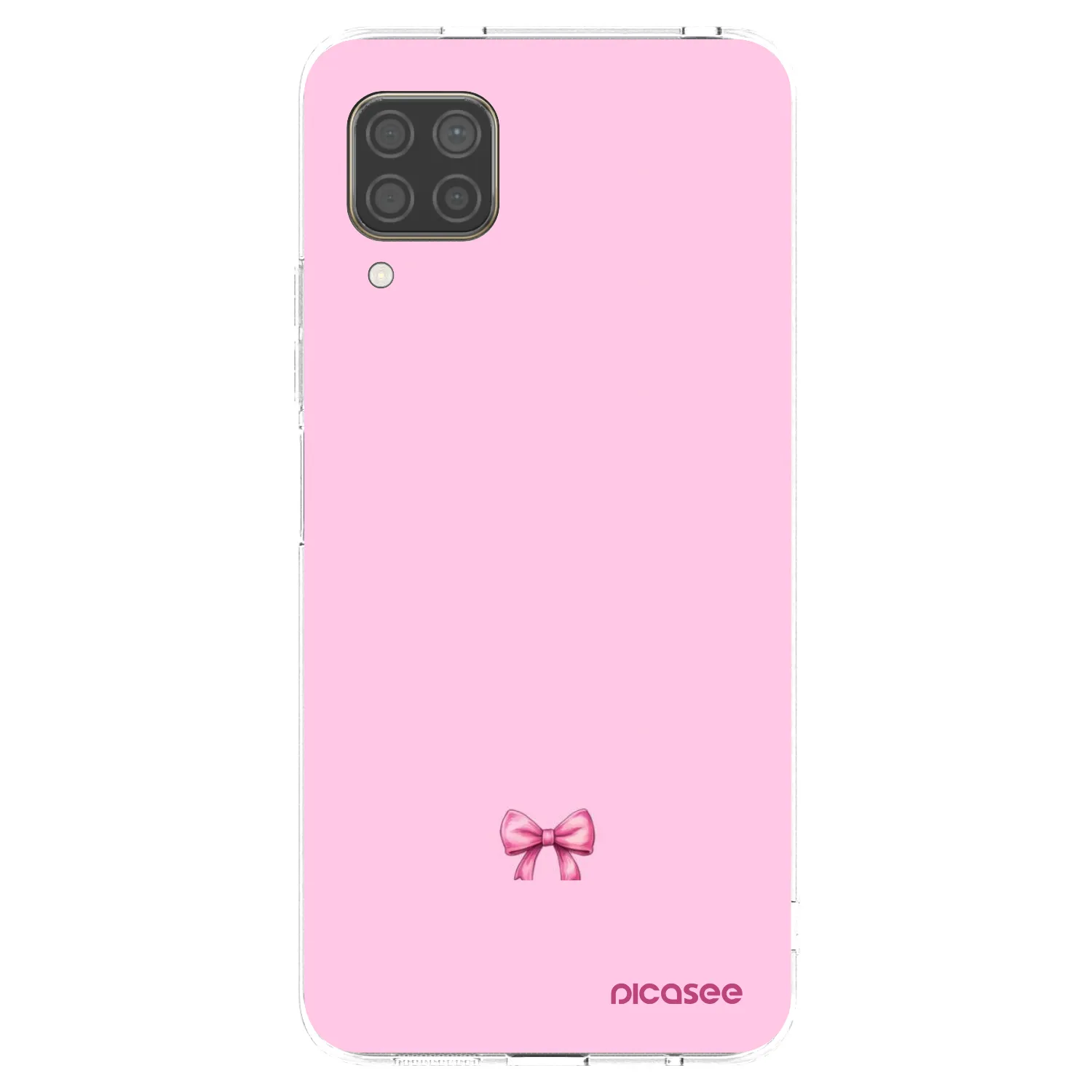 Picasee silikonový průhledný obal pro Huawei P40 Lite - Blush bow