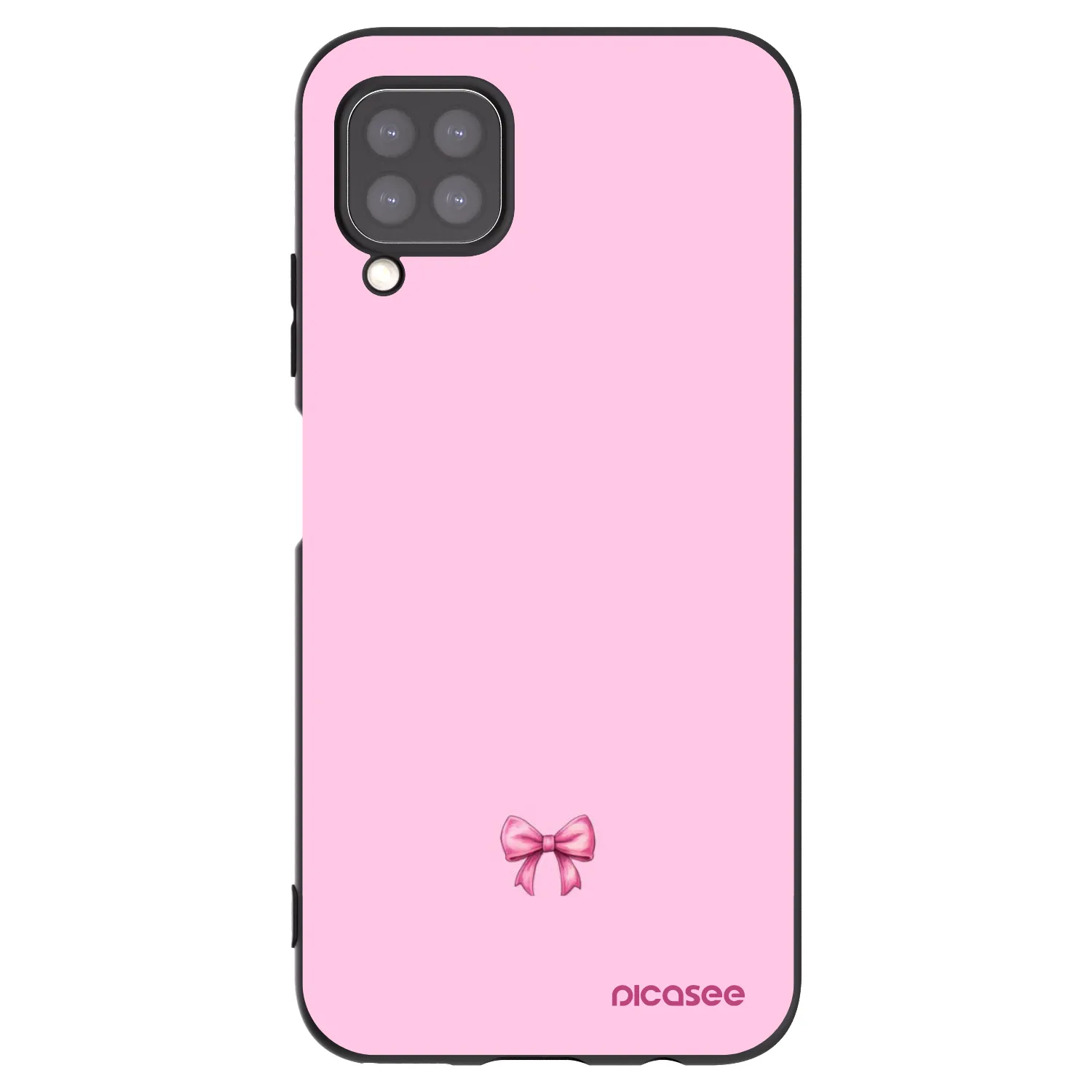 Picasee silikonový černý obal pro Huawei P40 Lite - Blush bow
