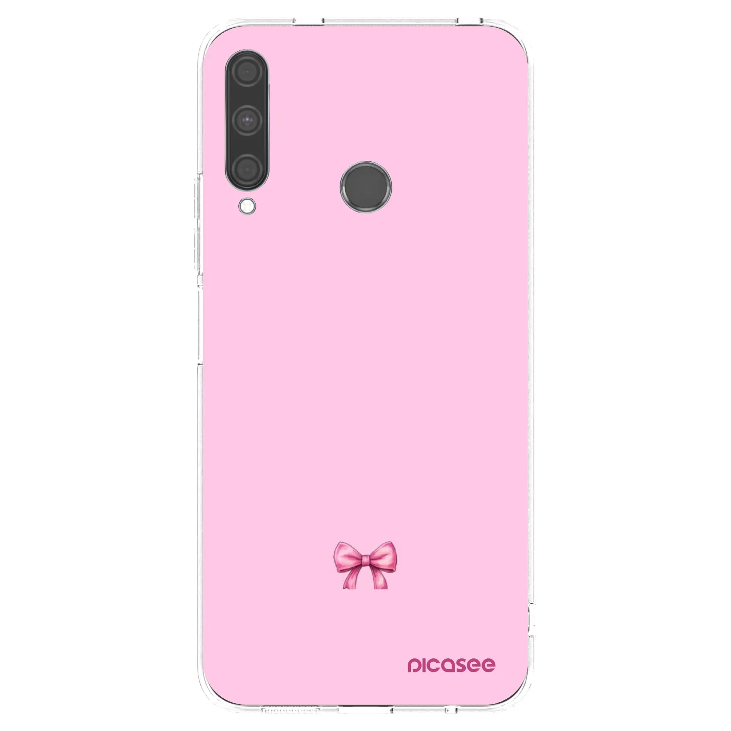 Picasee silikonový průhledný obal pro Huawei P40 Lite E - Blush bow
