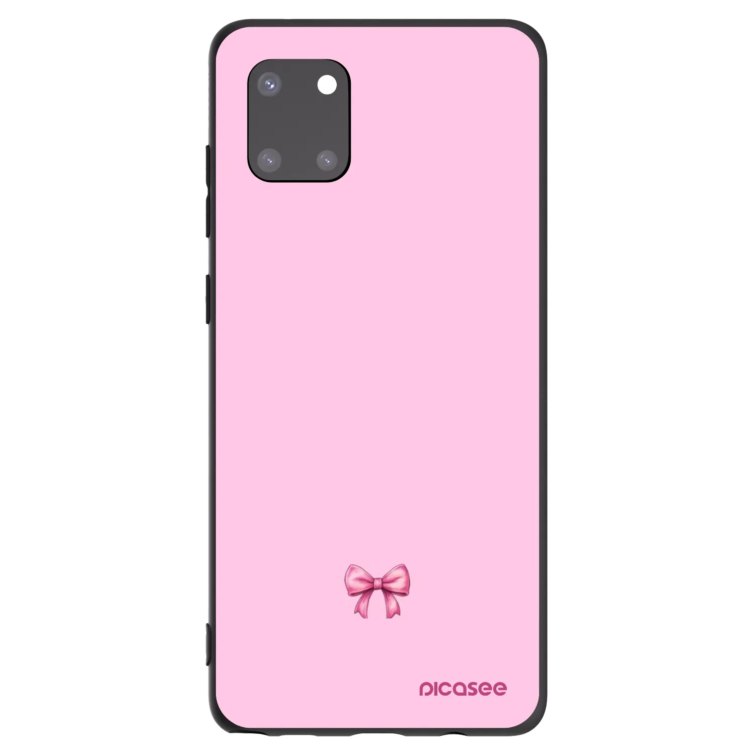 Picasee silikonový černý obal pro Samsung Galaxy Note 10 Lite N770F - Blush bow